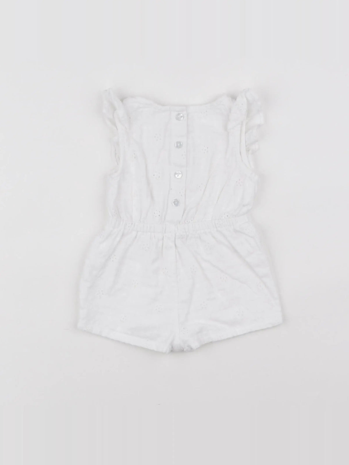 Vertbaudet - combinaison blanc - 6 mois