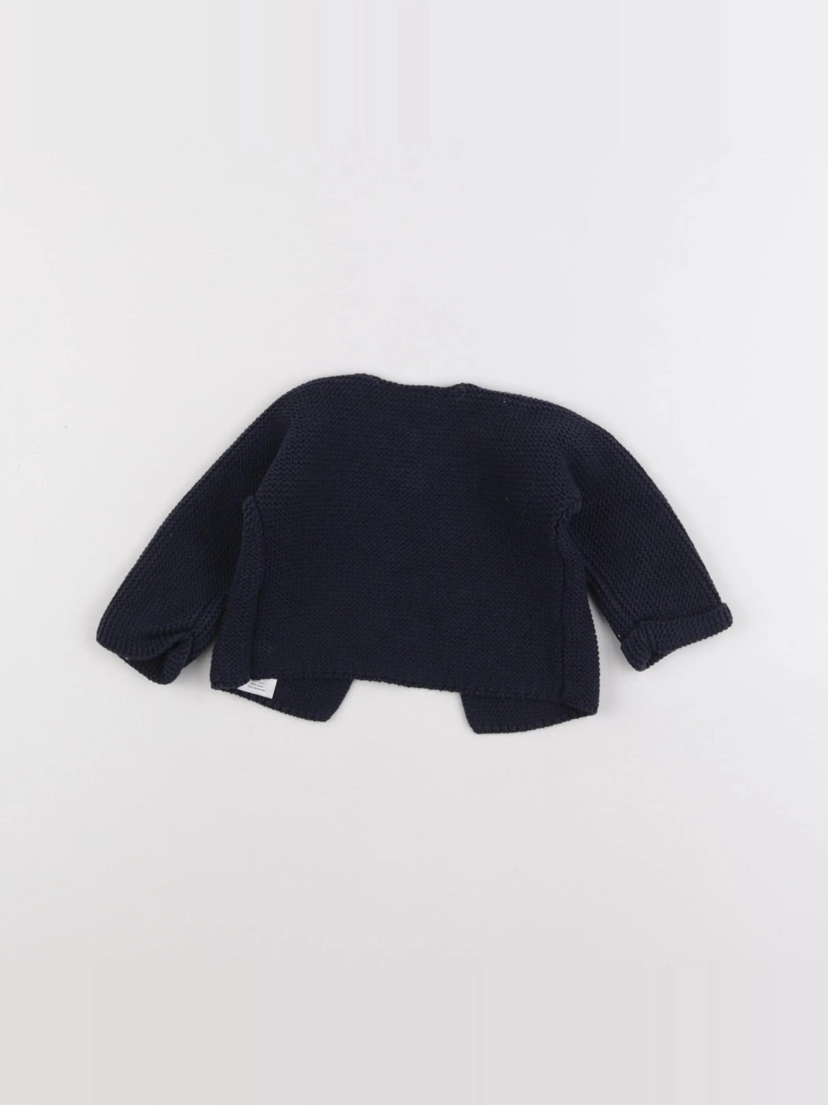 Petit Bateau - gilet bleu - 6 mois