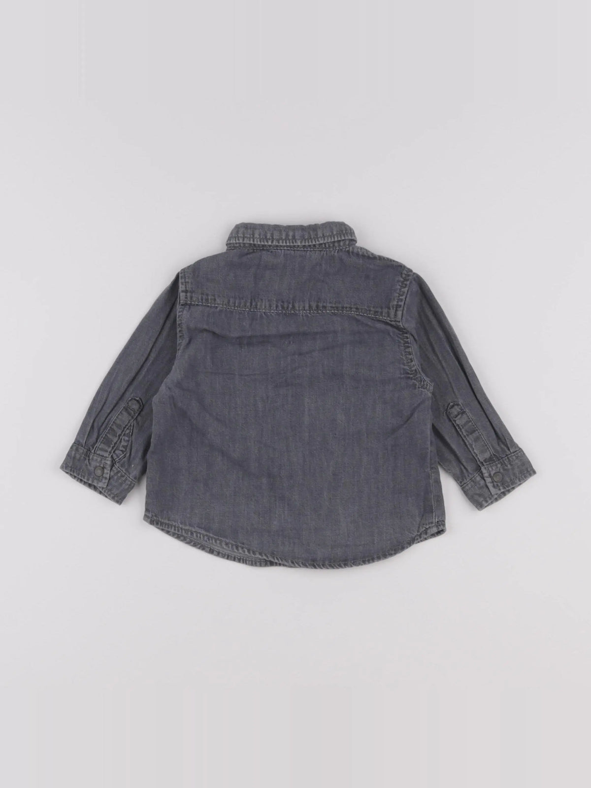 Zara - chemise gris - 6/9 mois