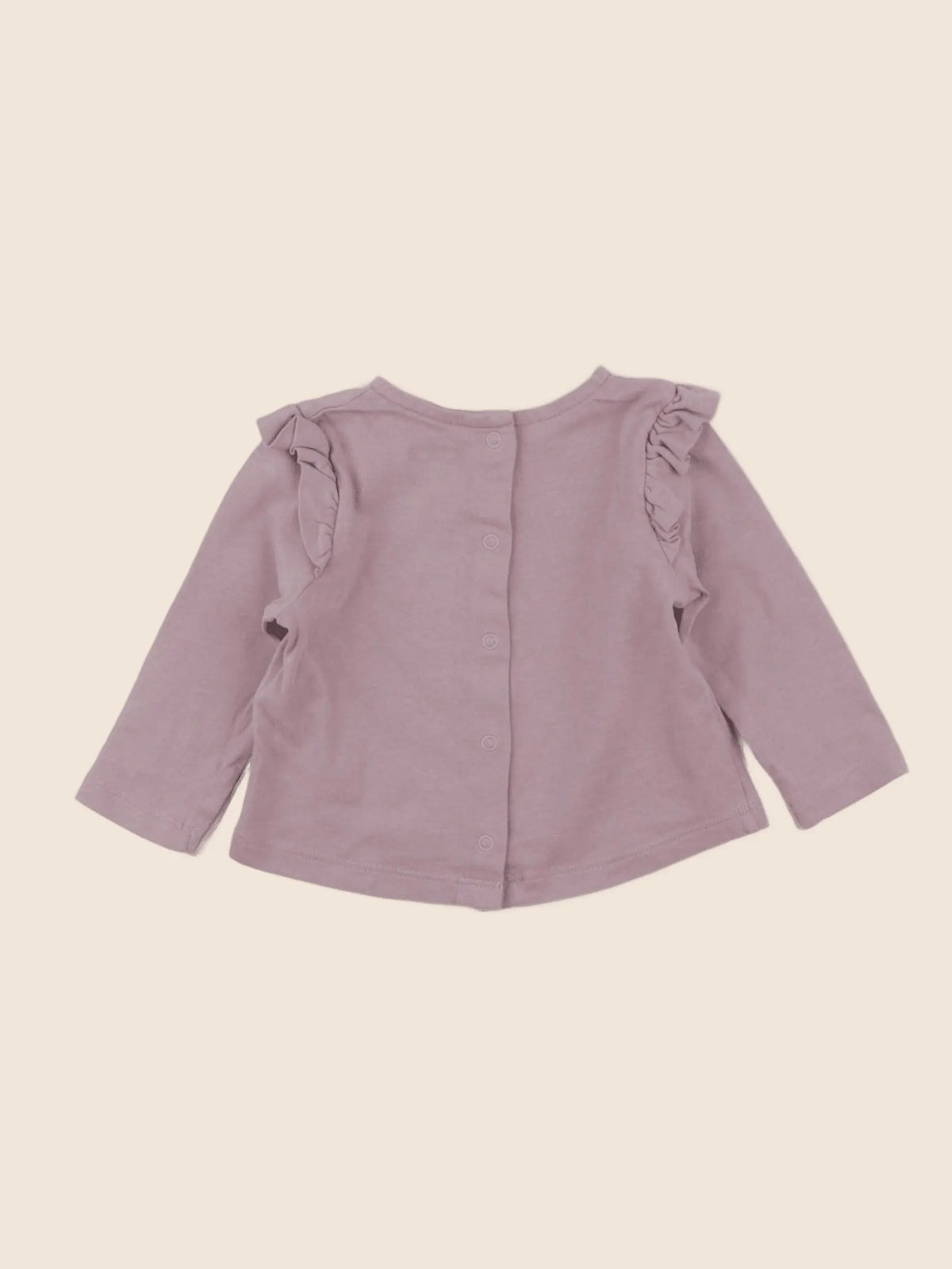 Vertbaudet - tee-shirt violet - 6 mois
