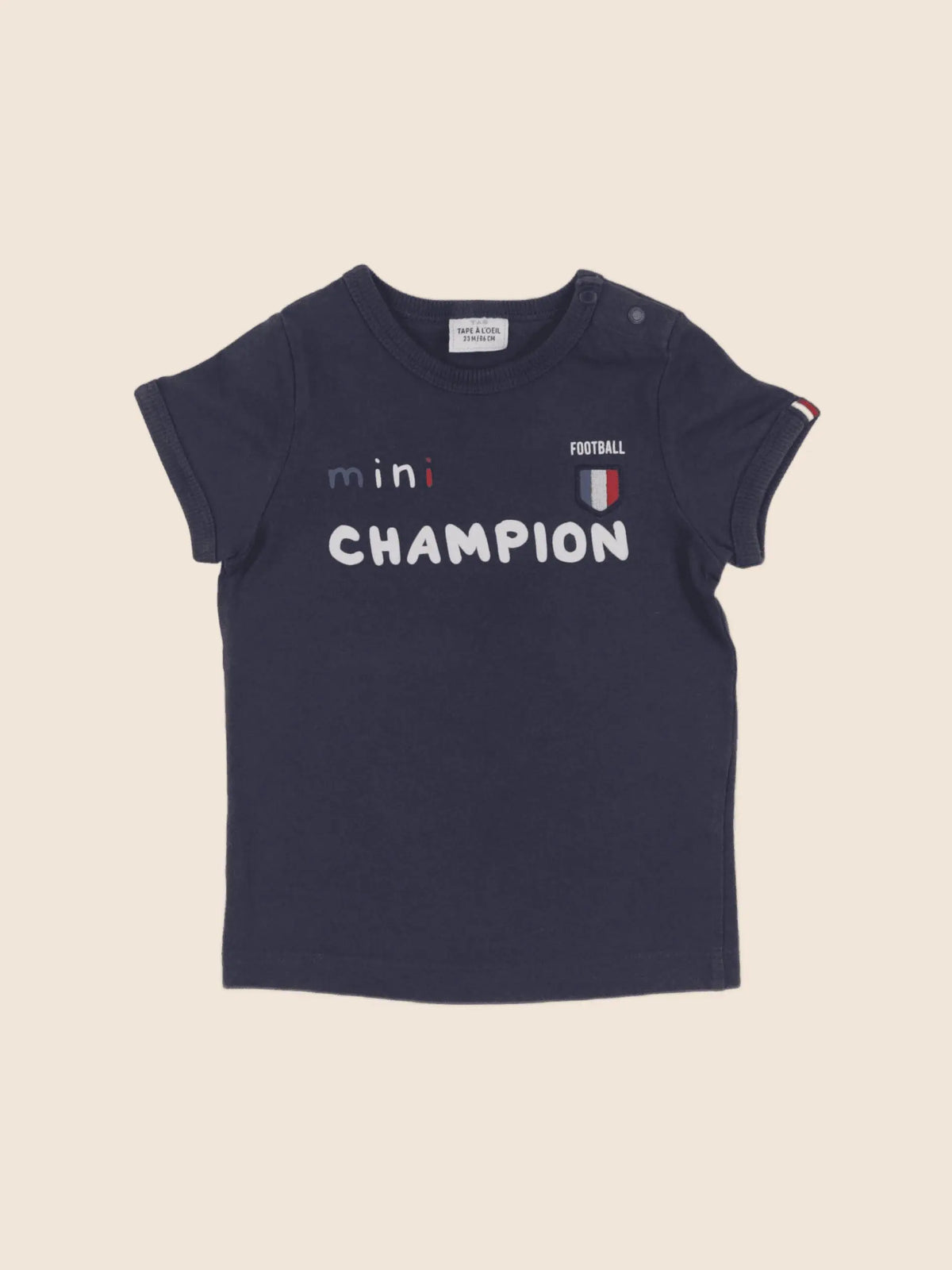 Champion - tee-shirt bleu - 24 mois