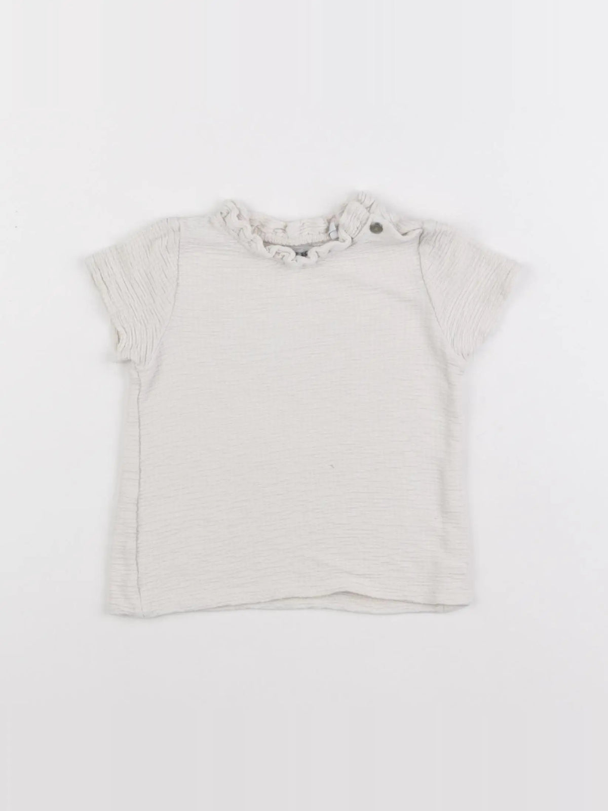 IKKS - tee-shirt beige - 12 mois