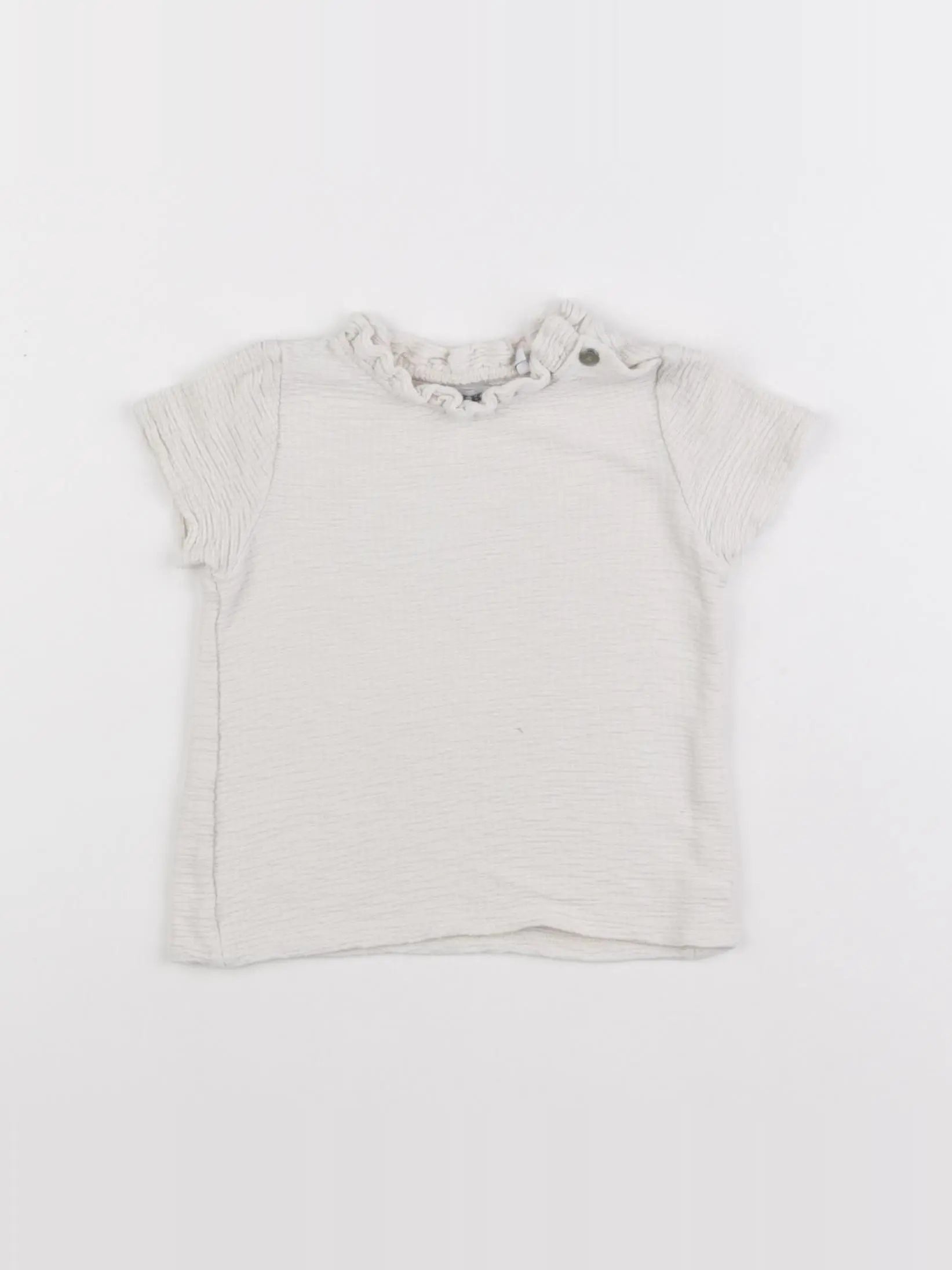 IKKS - tee-shirt beige - 12 mois