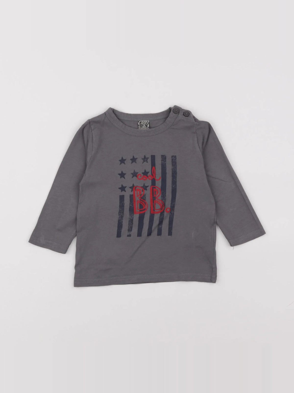 Tape à l'oeil - tee-shirt gris - 18 mois