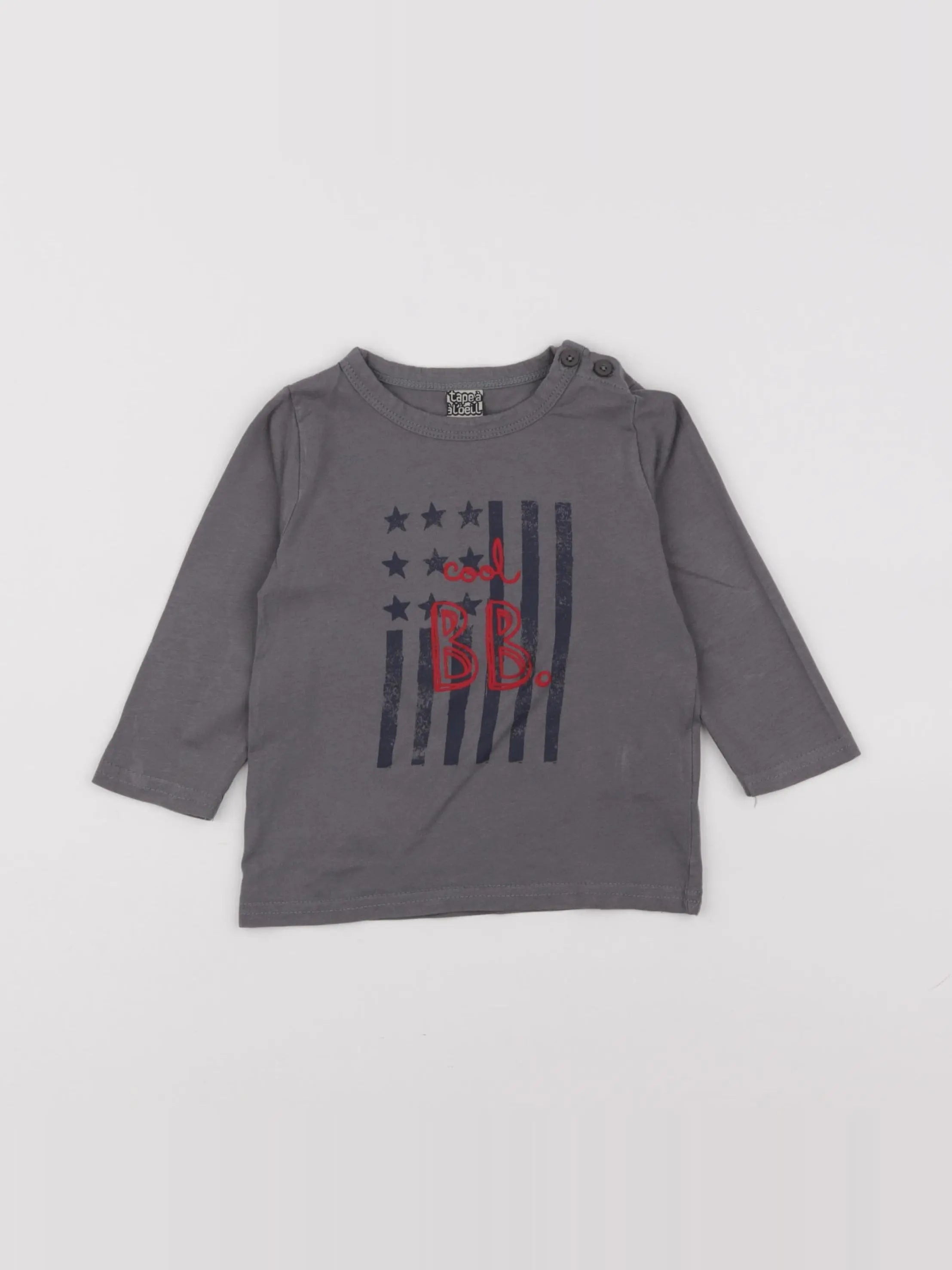 Tape à l'oeil - tee-shirt gris - 18 mois