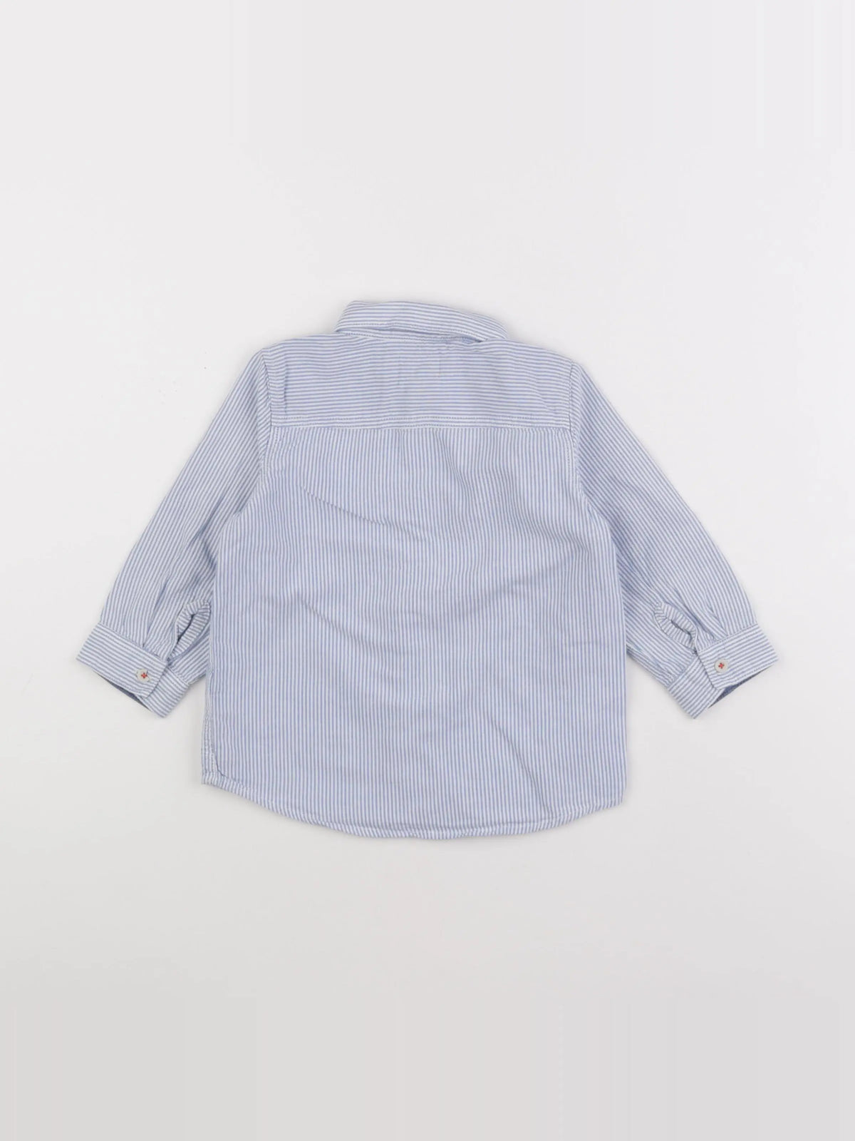 H&M - chemise bleu - 12/18 mois