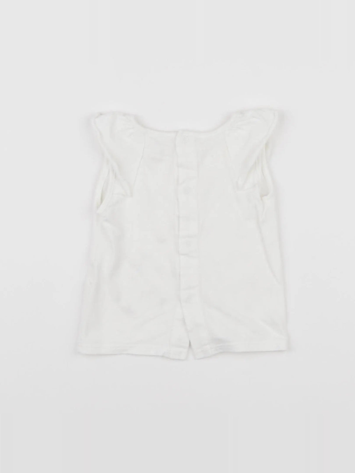 Carrément Beau - tee-shirt blanc - 6 mois