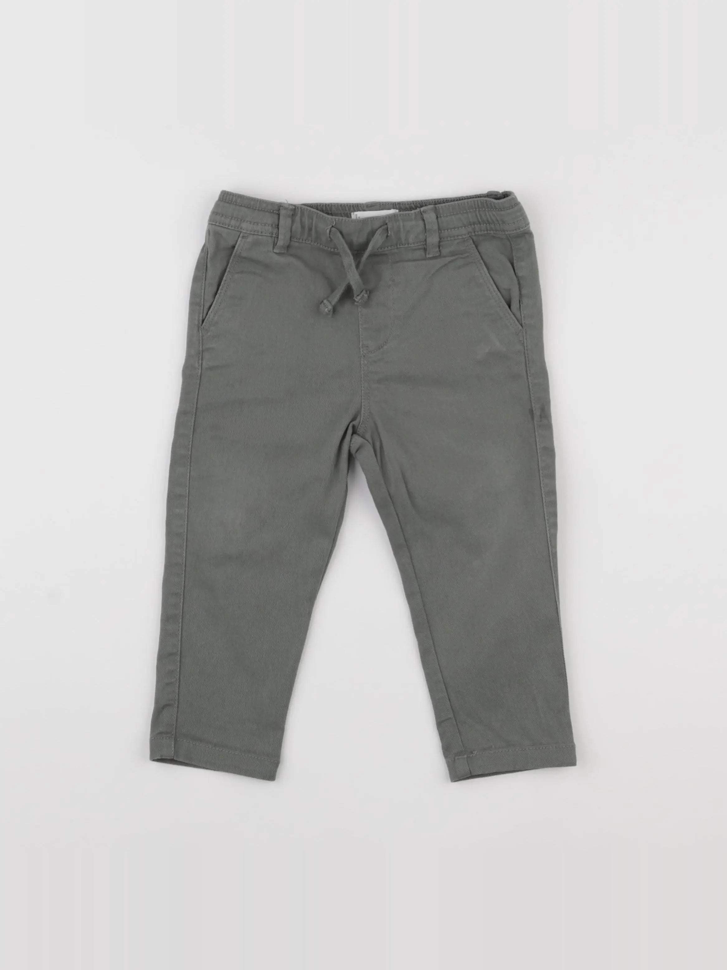 Mango - pantalon vert - 12/18 mois