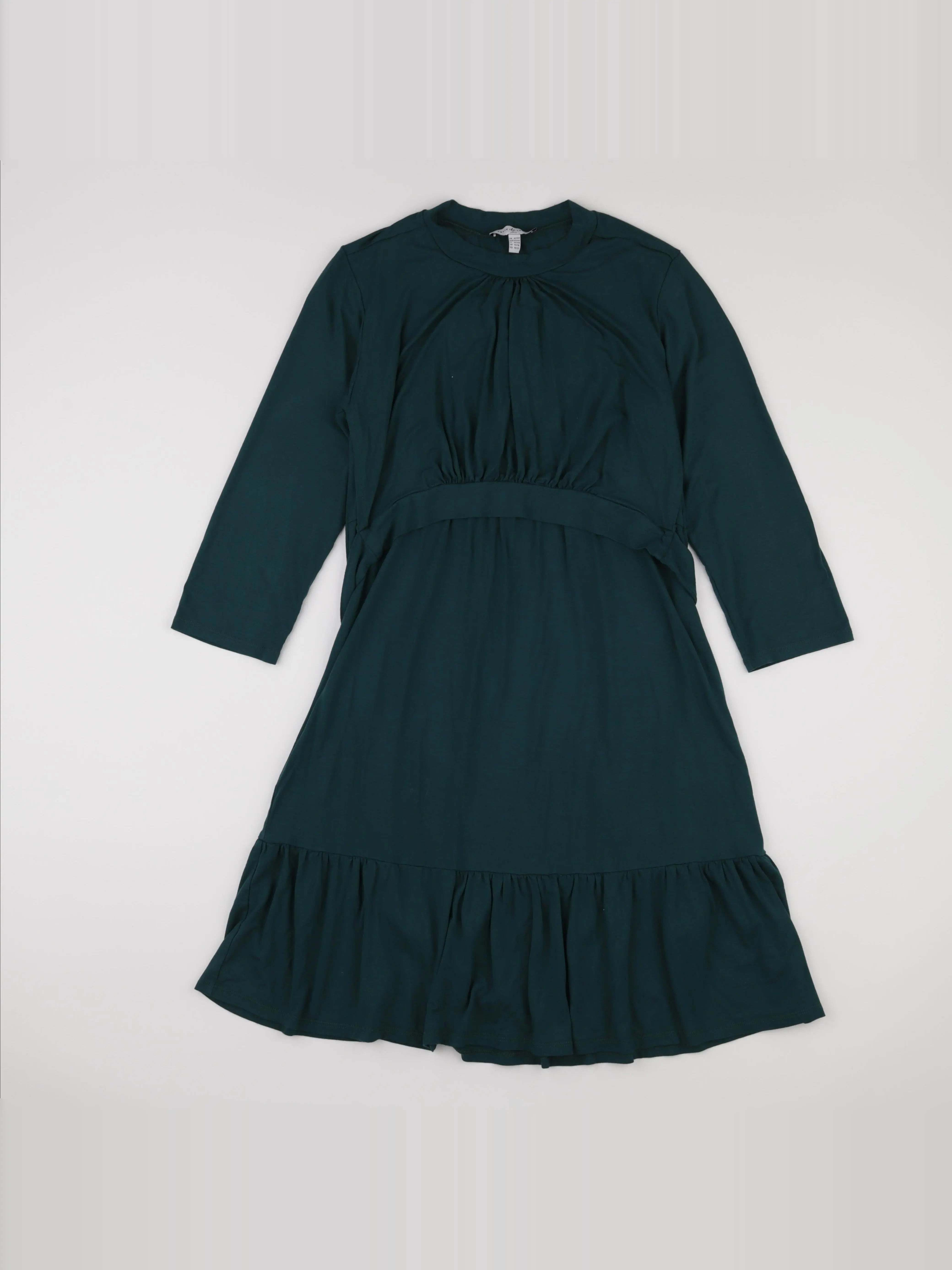 Envie de fraise - robe grossesse vert - 42 à 44