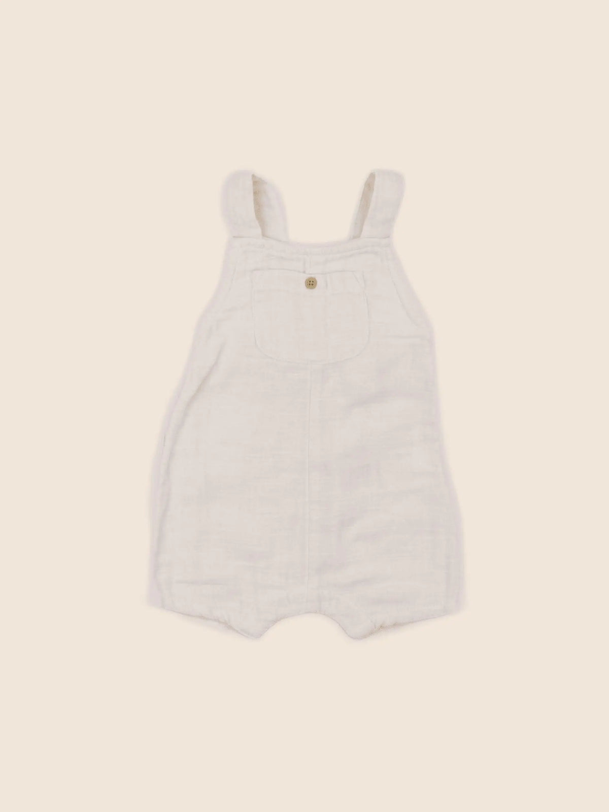 Vertbaudet - salopette beige - 6 mois