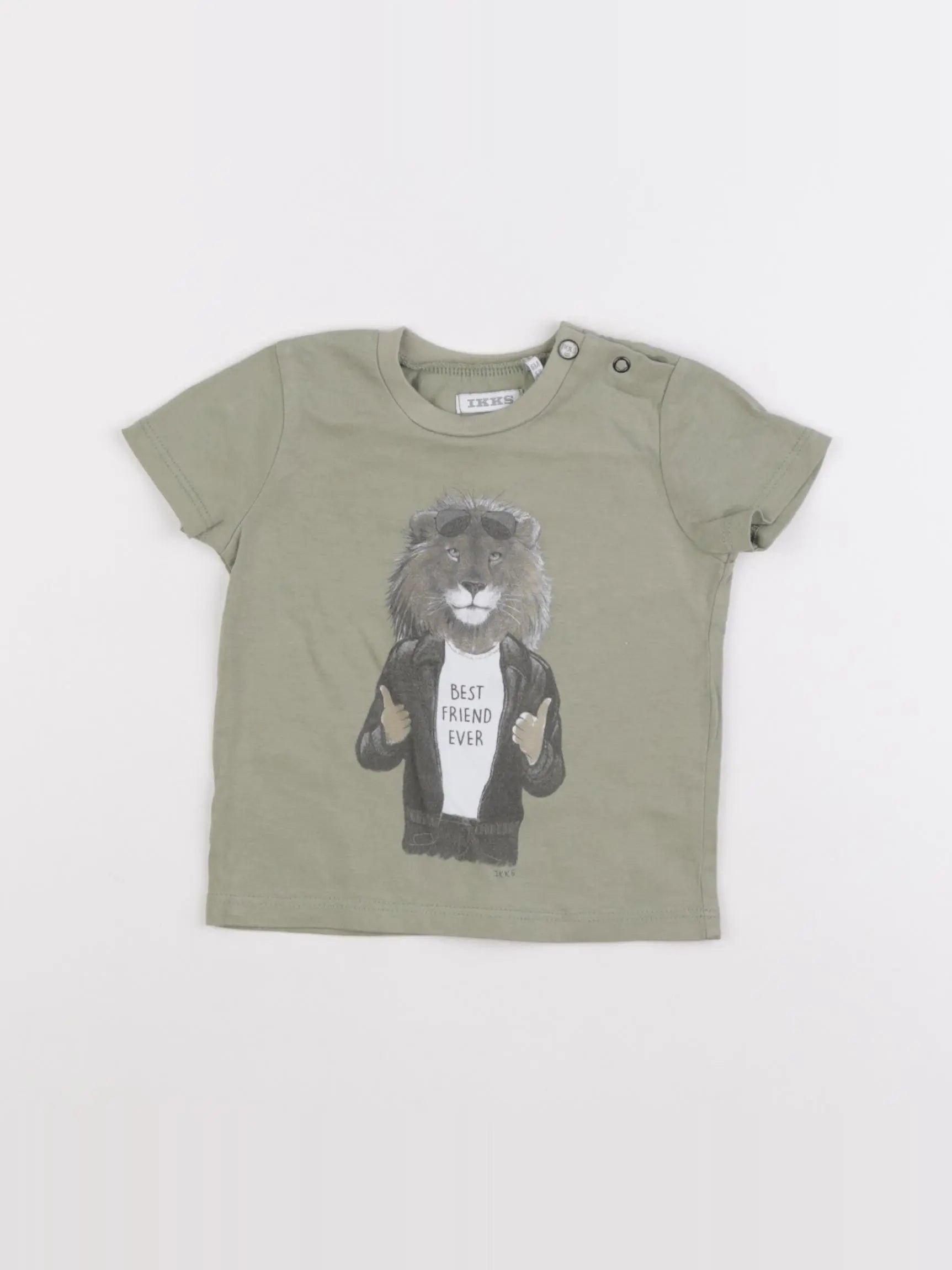 IKKS - tee-shirt vert - 6 mois