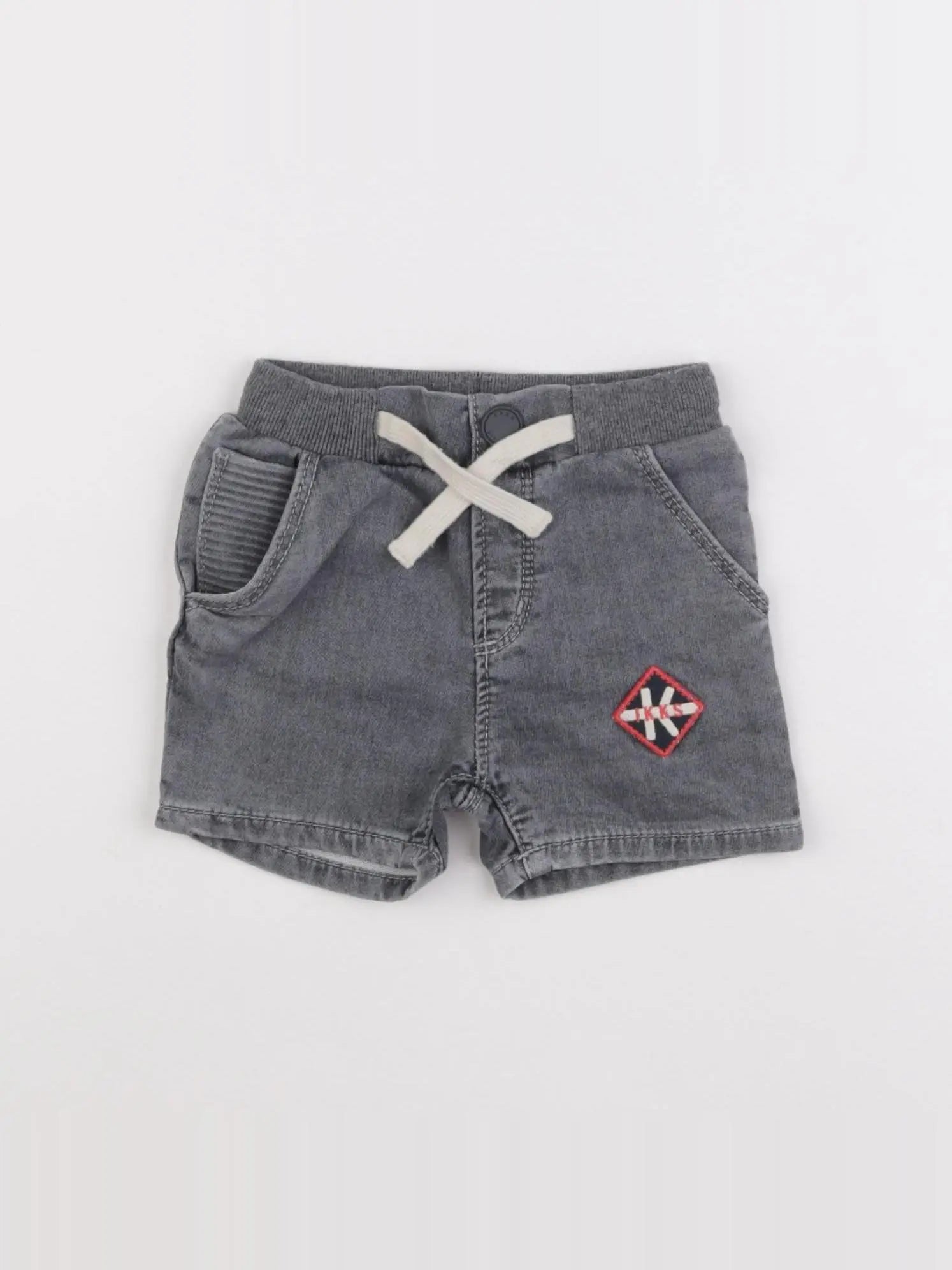 IKKS - short gris - 6 mois