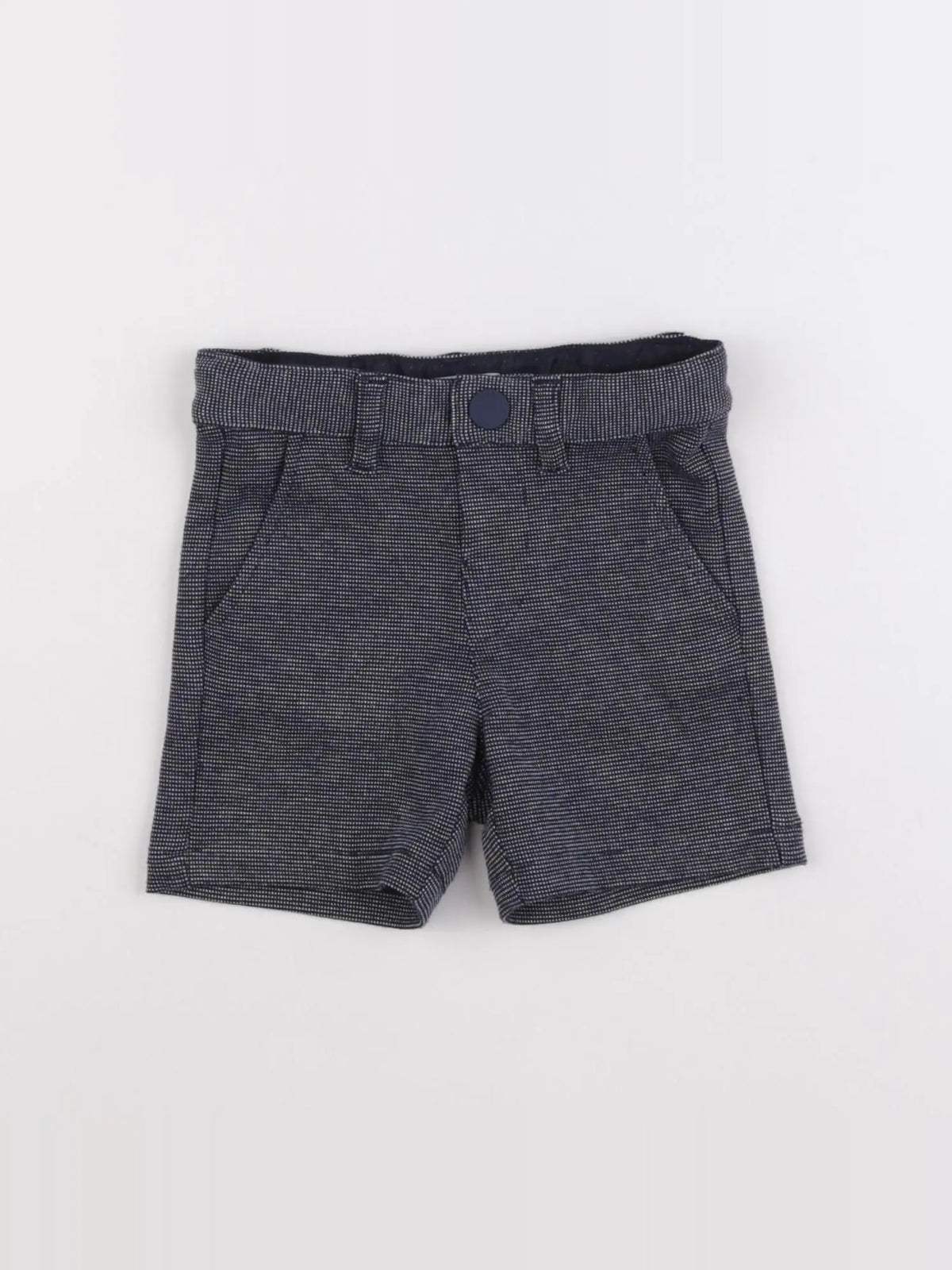 IKKS - short bleu - 6 mois