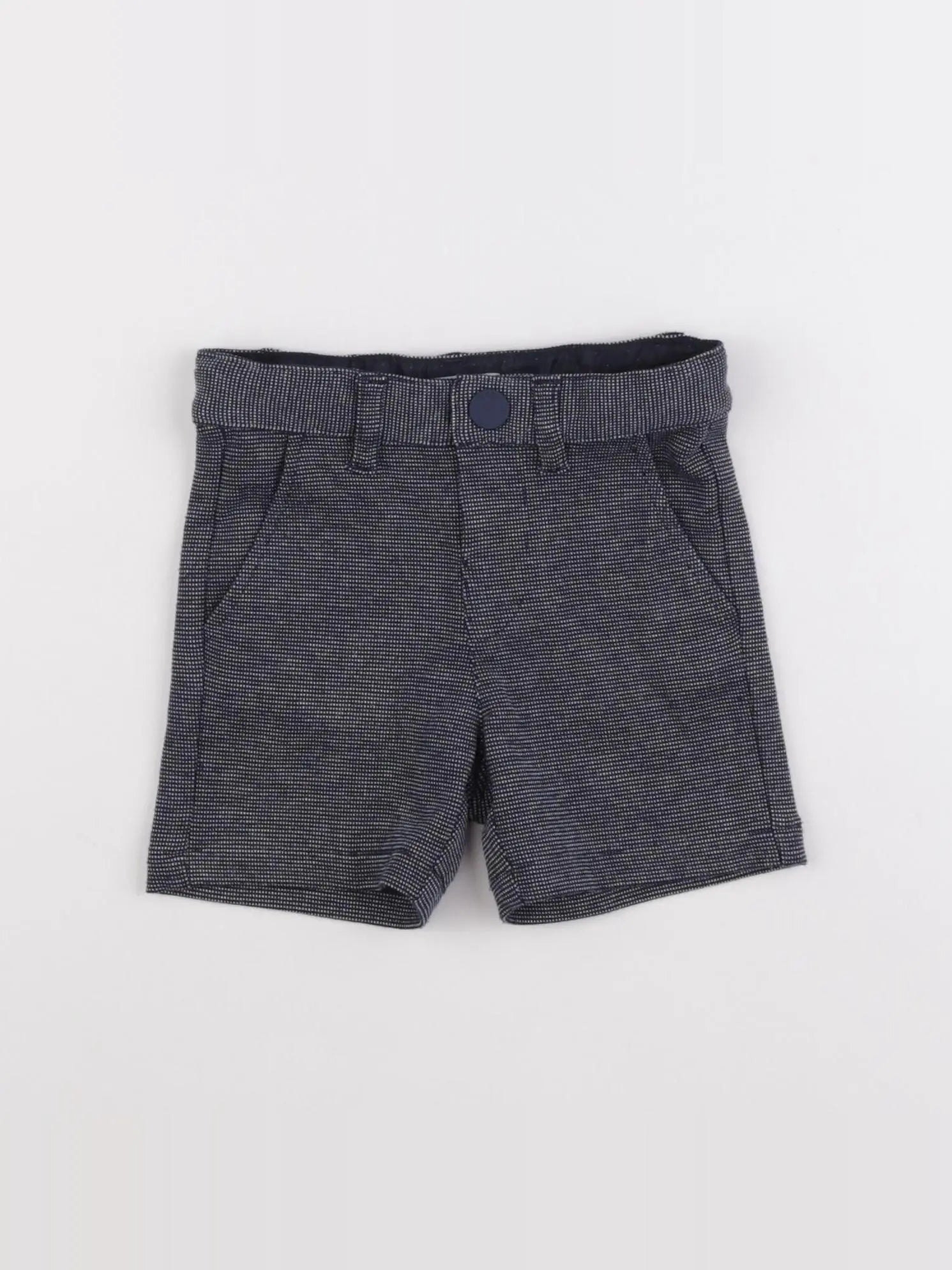 IKKS - short bleu - 6 mois