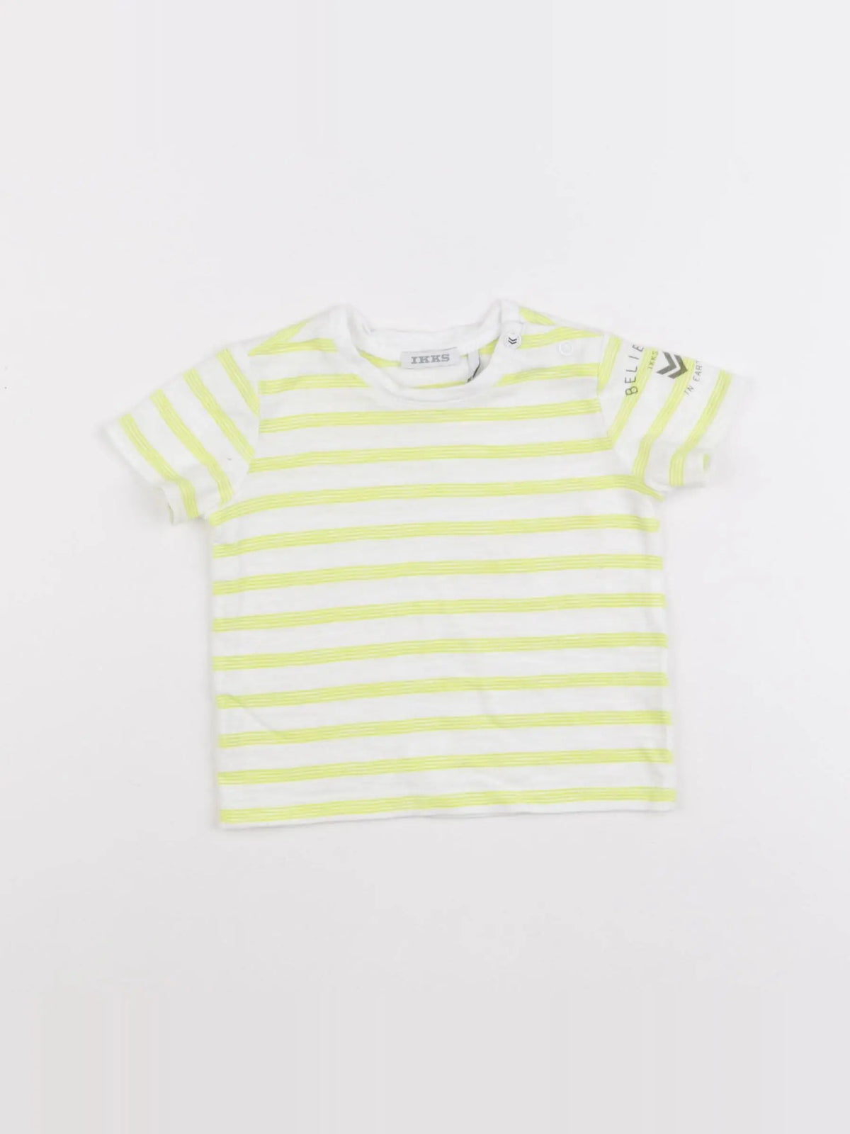 IKKS - tee-shirt jaune - 6 mois
