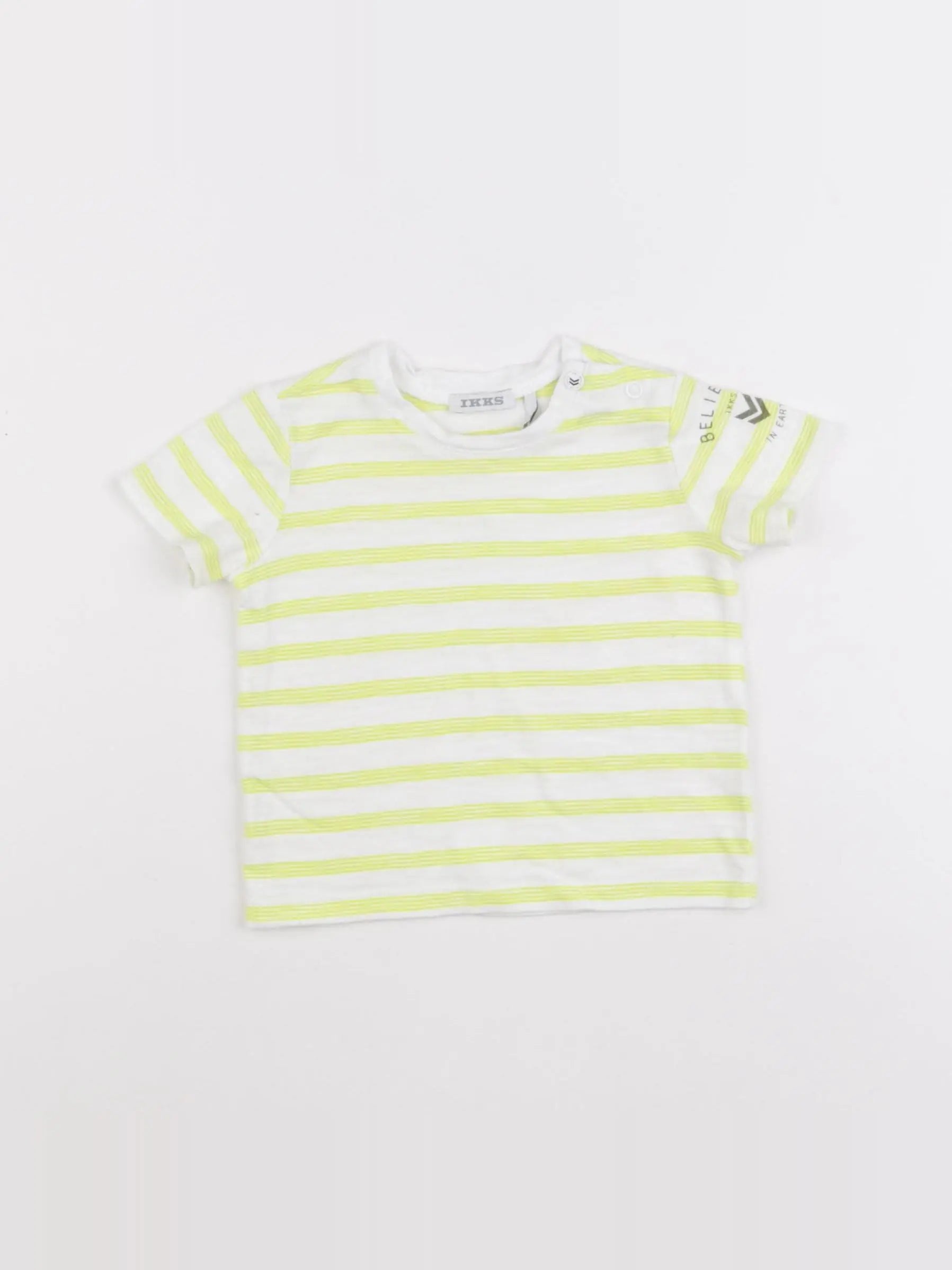 IKKS - tee-shirt jaune - 6 mois