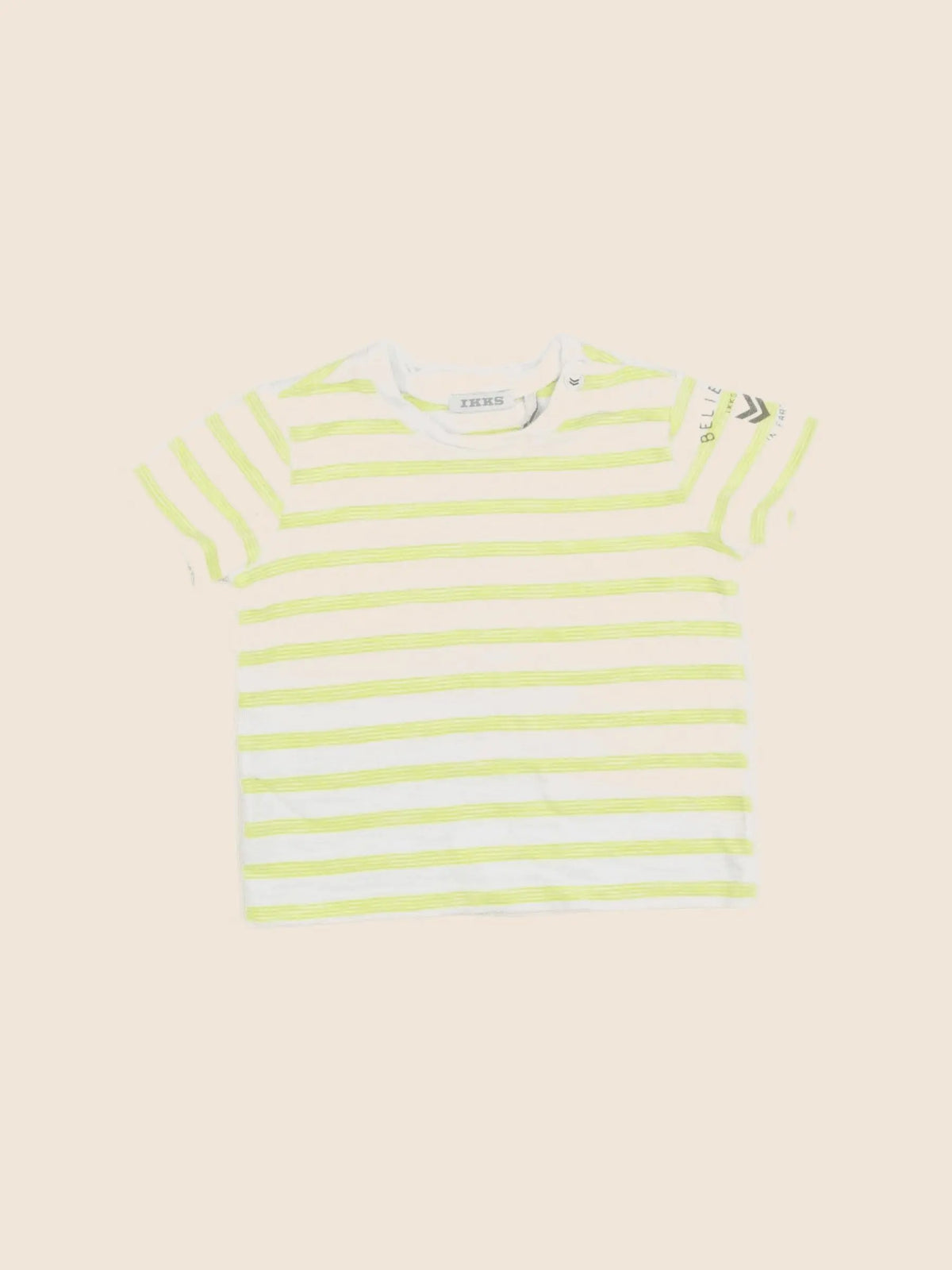 IKKS - tee-shirt jaune - 6 mois