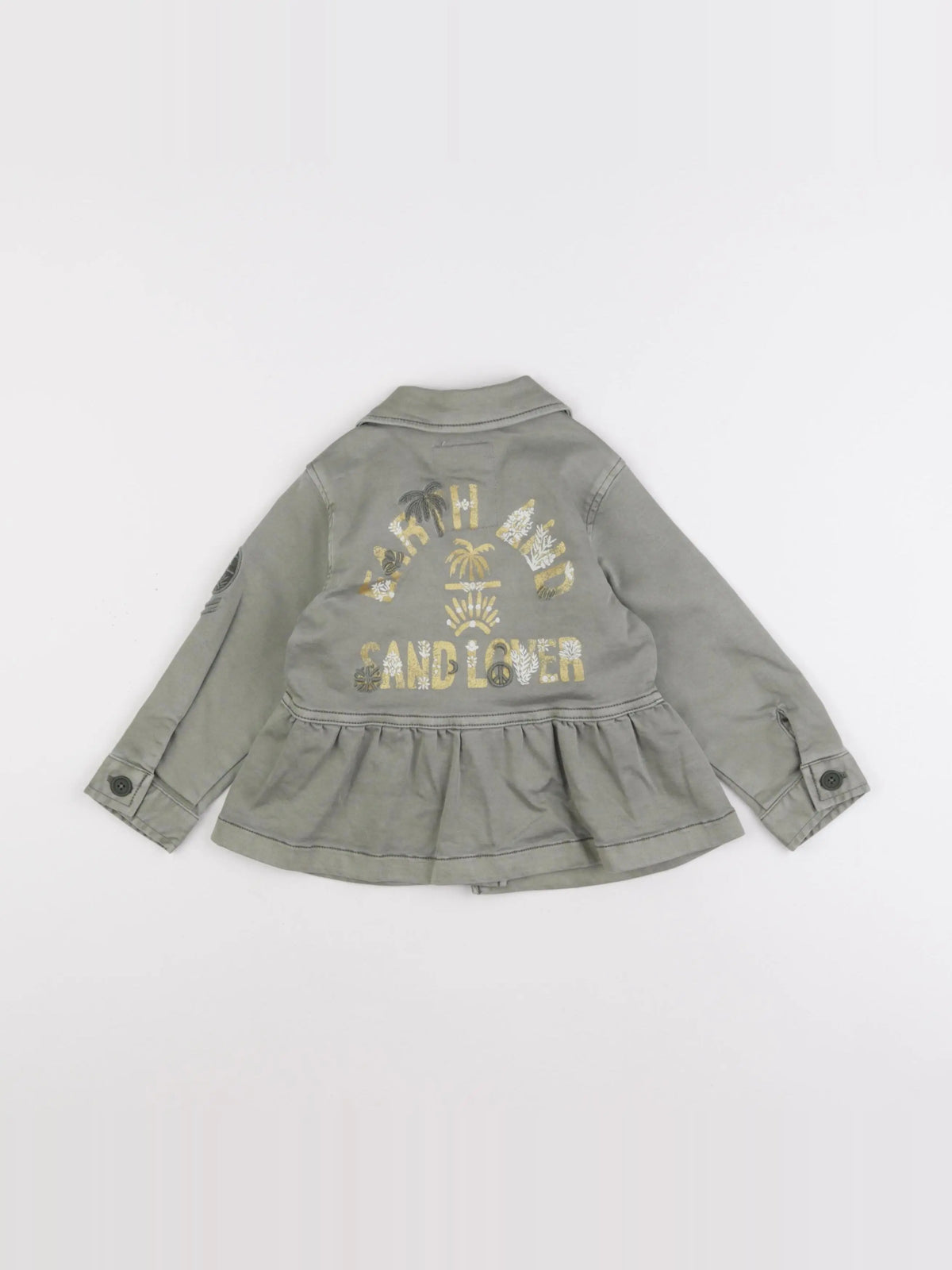 IKKS - veste imprimé au dos vert - 2 ans