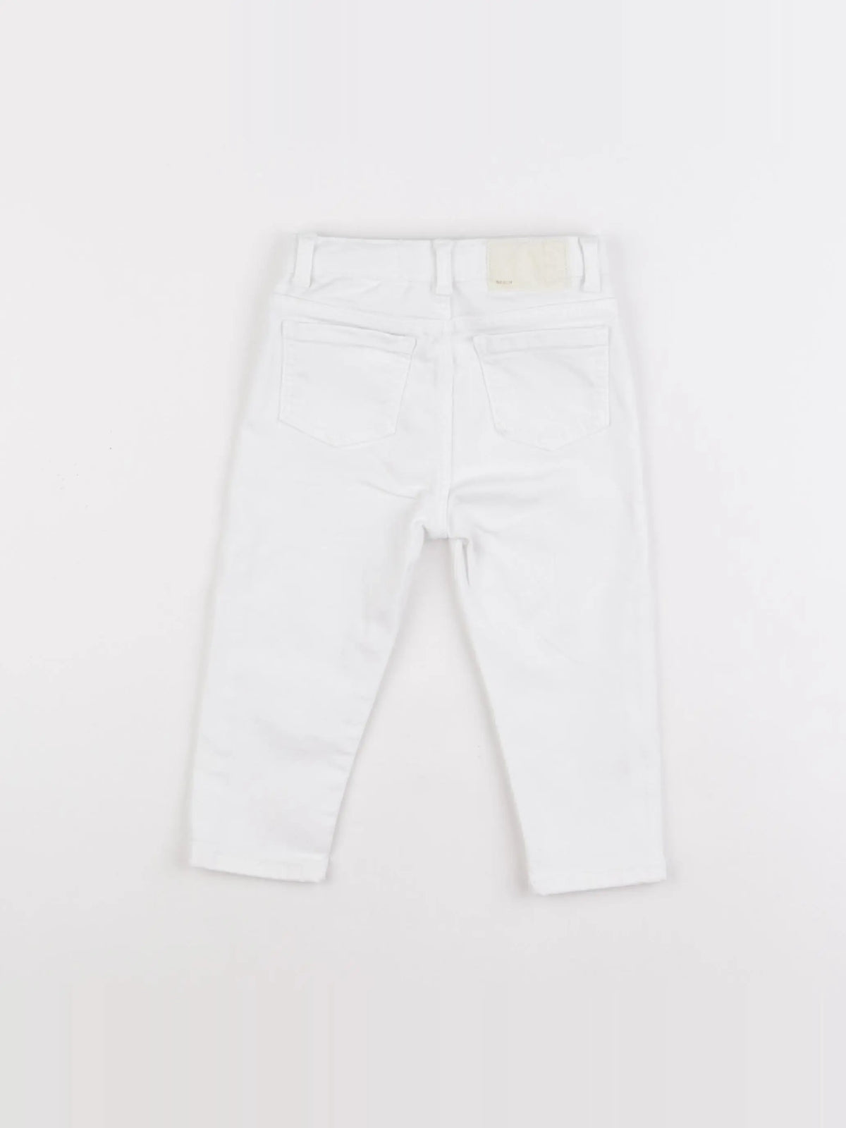 Zara - jean blanc - 12/18 mois
