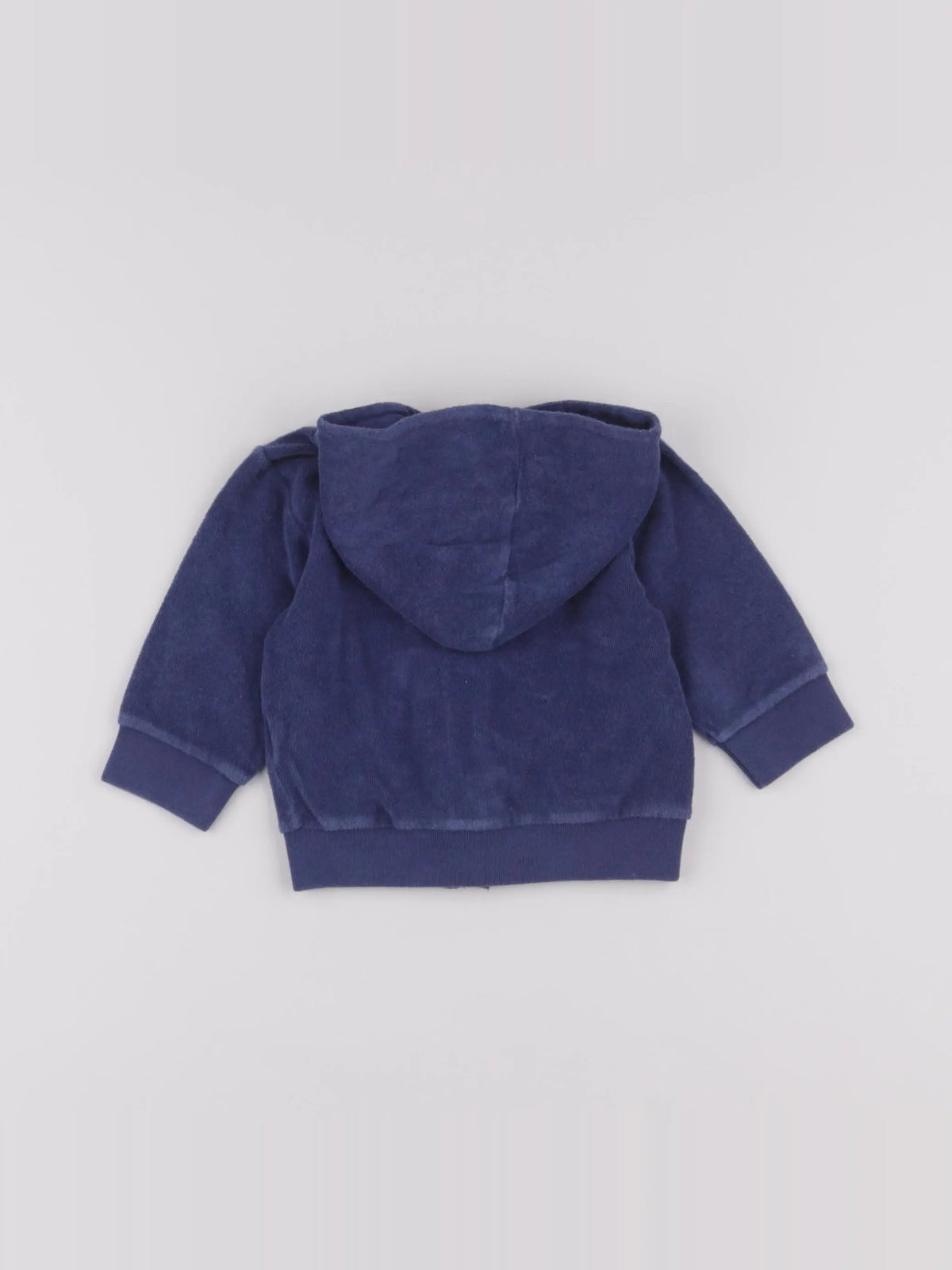 Petit Bateau - sweat bleu - 6 mois