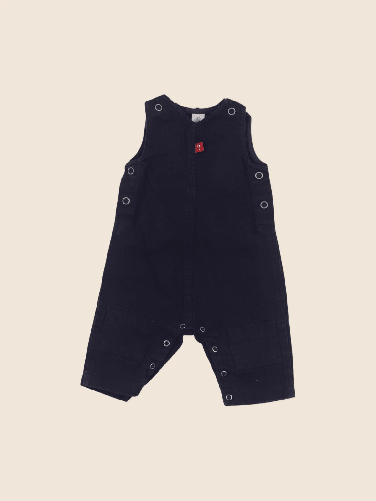 Petit Bateau - salopette bleu - 6 mois