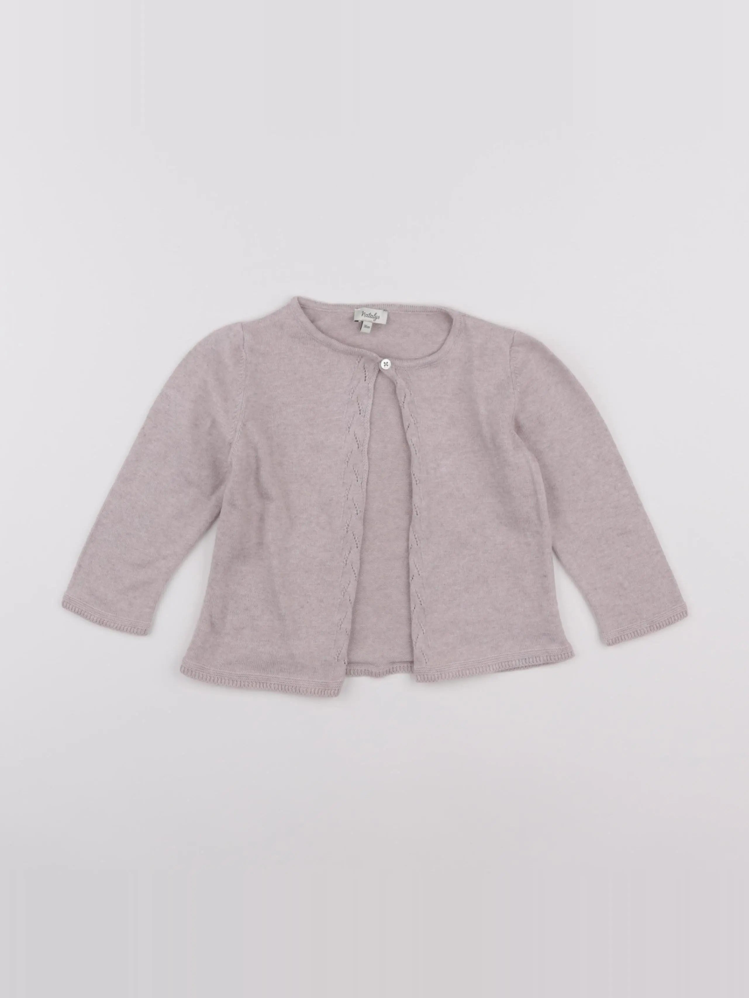 Natalys - gilet rose - 36 mois