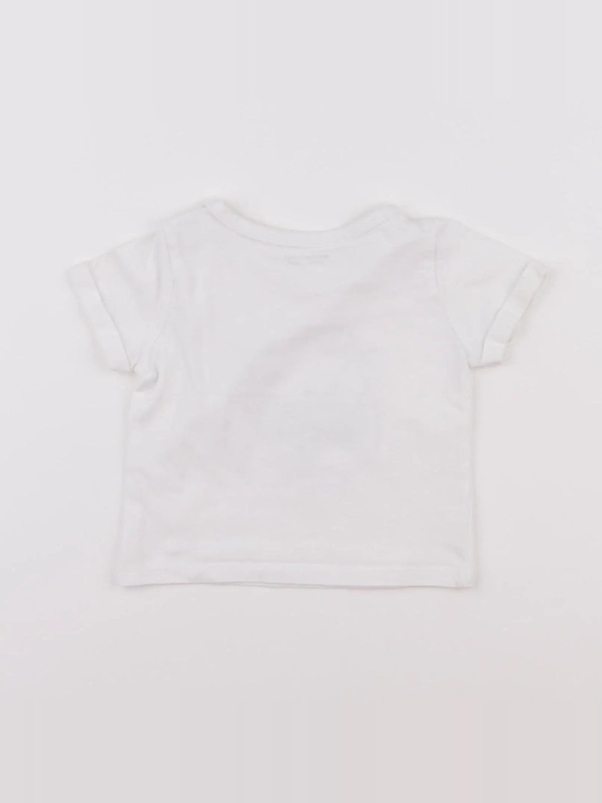 Vertbaudet - tee-shirt blanc - 6 mois