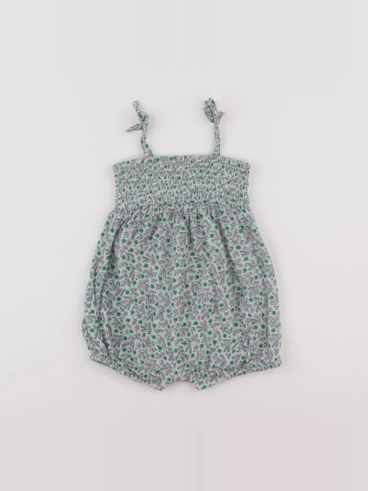 Boutchou - combinaison vert - 6 mois