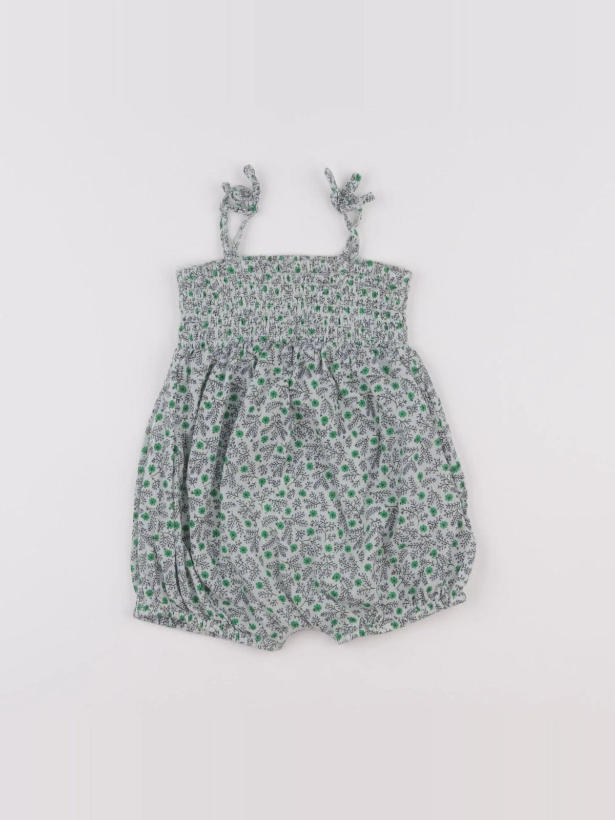 Boutchou - combinaison vert - 6 mois