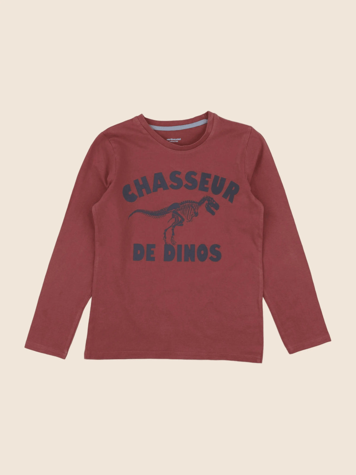 Vertbaudet - tee-shirt rouge - 10 ans