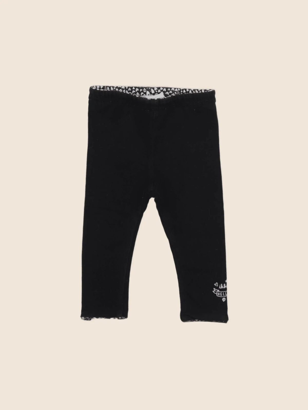 IKKS - legging noir - 6 mois