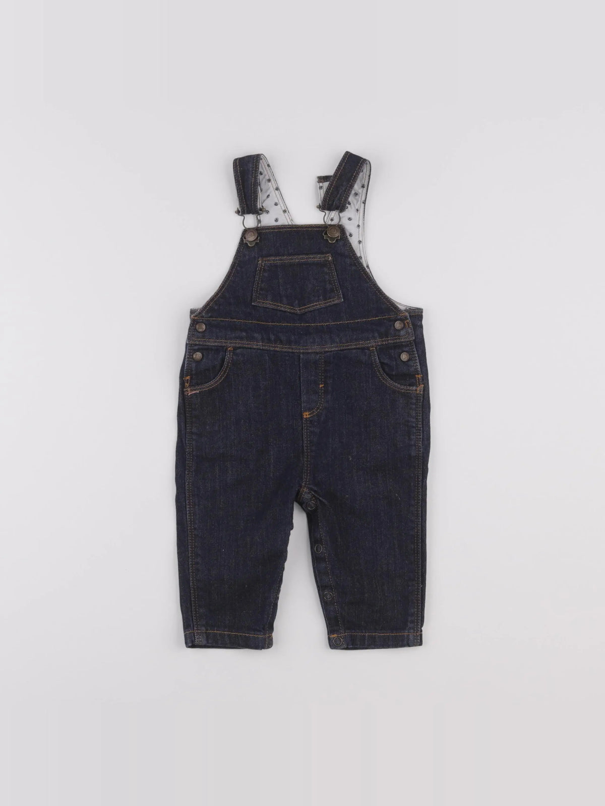 Petit Bateau - salopette bleu - 3 mois