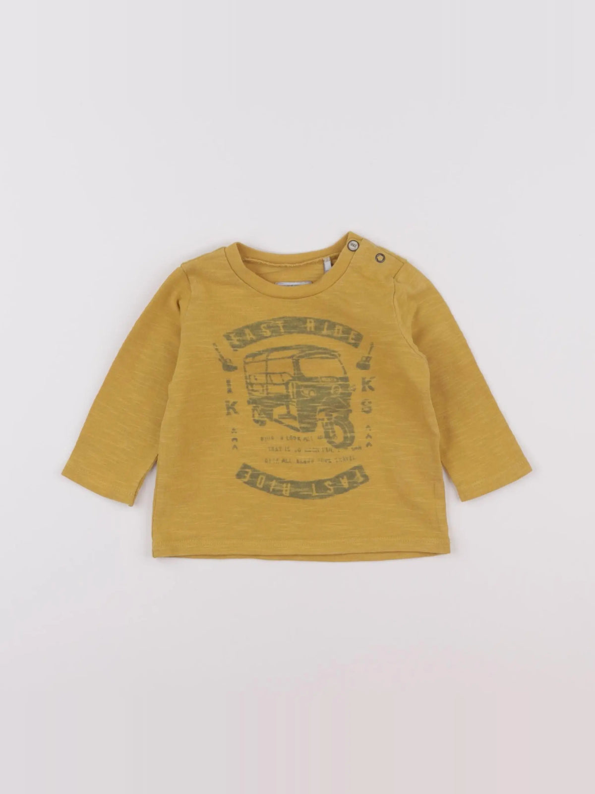 IKKS - tee-shirt jaune - 6 mois