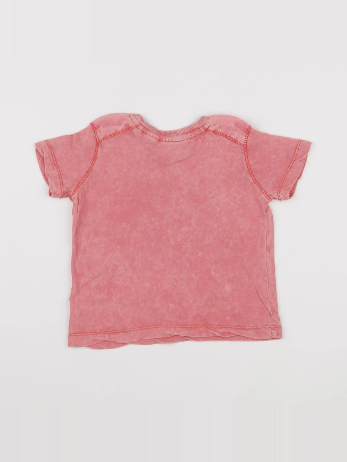 Zara - tee-shirt rose - 6/9 mois