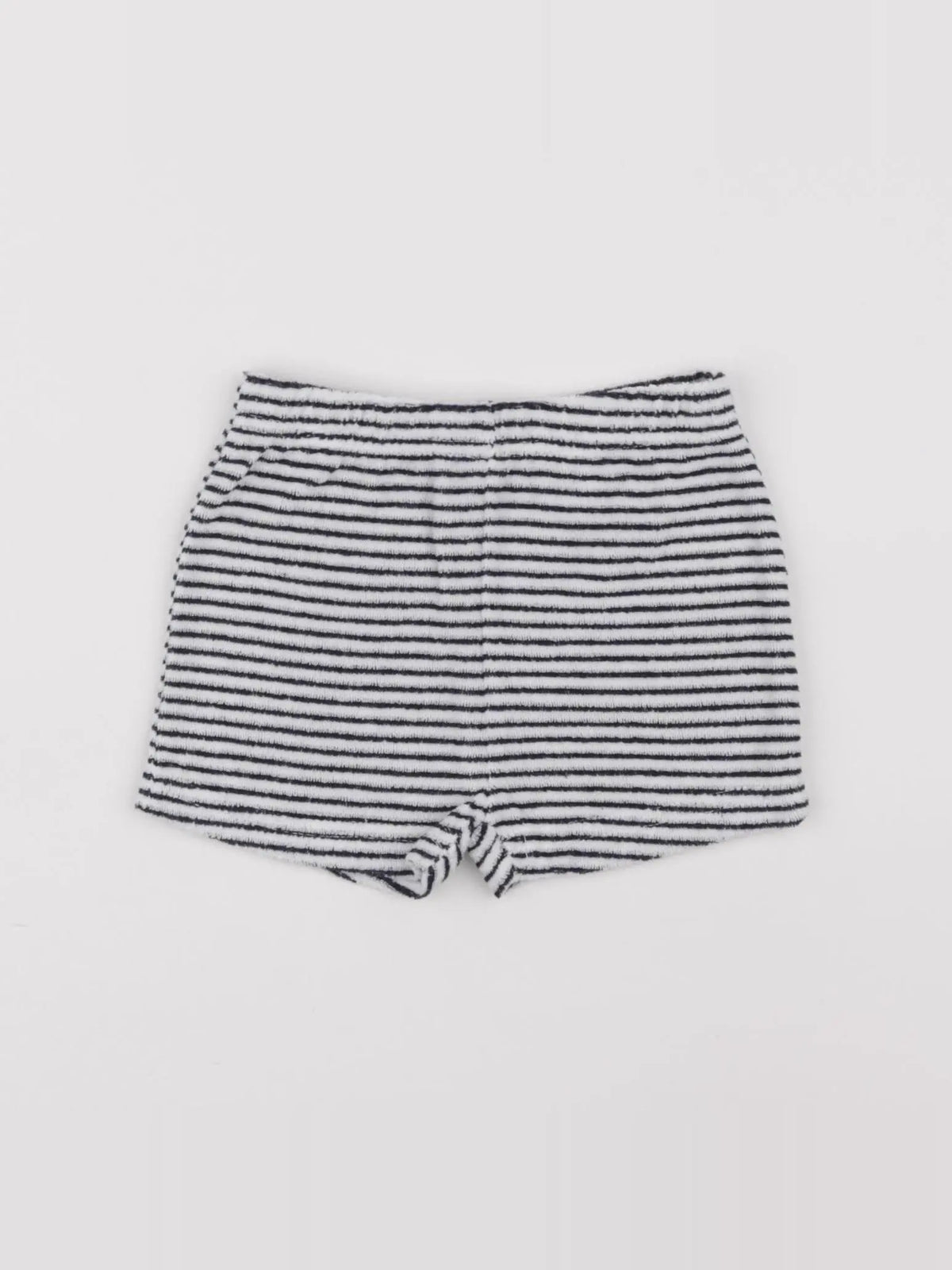 Vertbaudet - short bleu, blanc - 12 mois