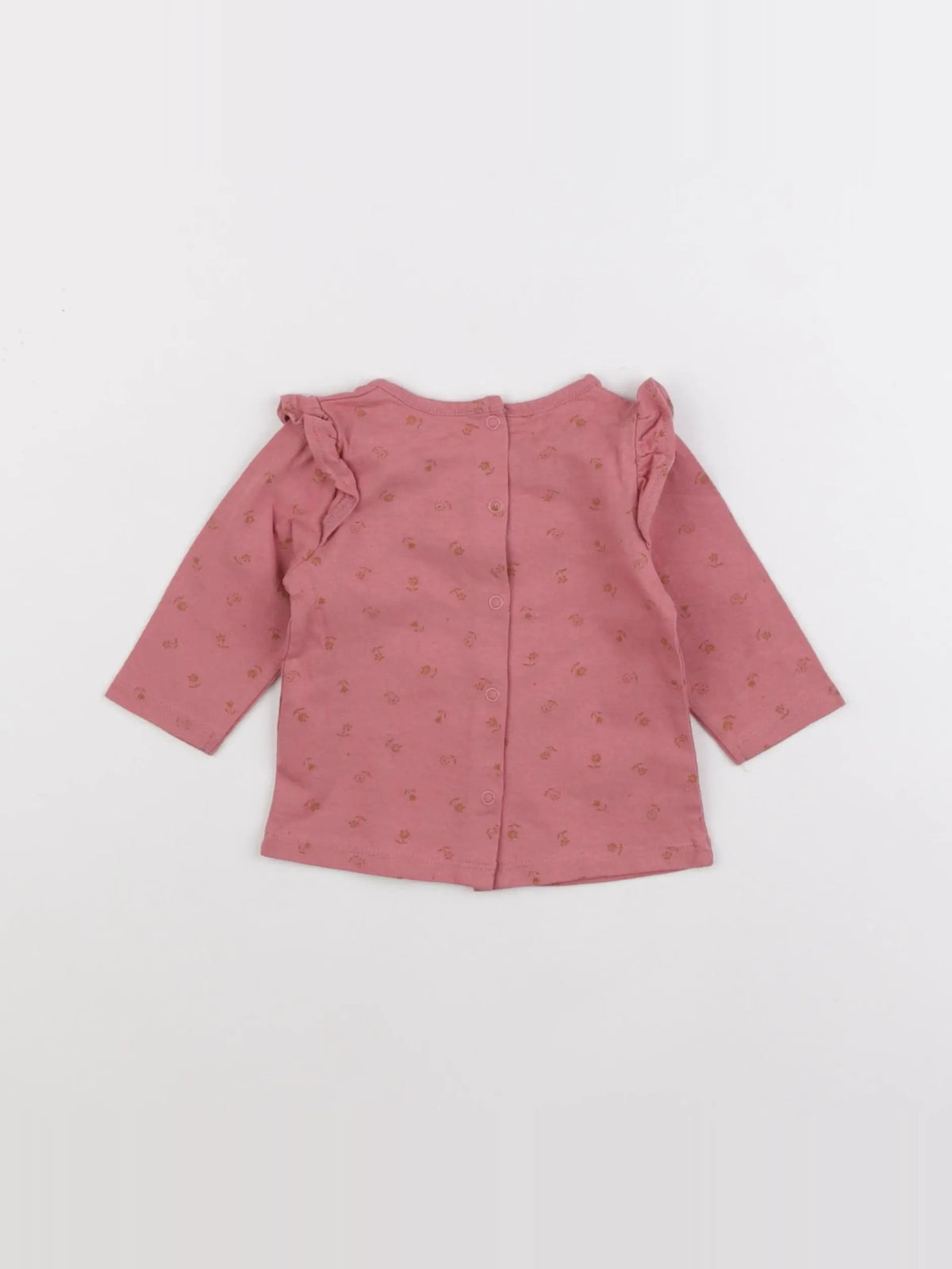 Vertbaudet - tee-shirt rose - 3 mois
