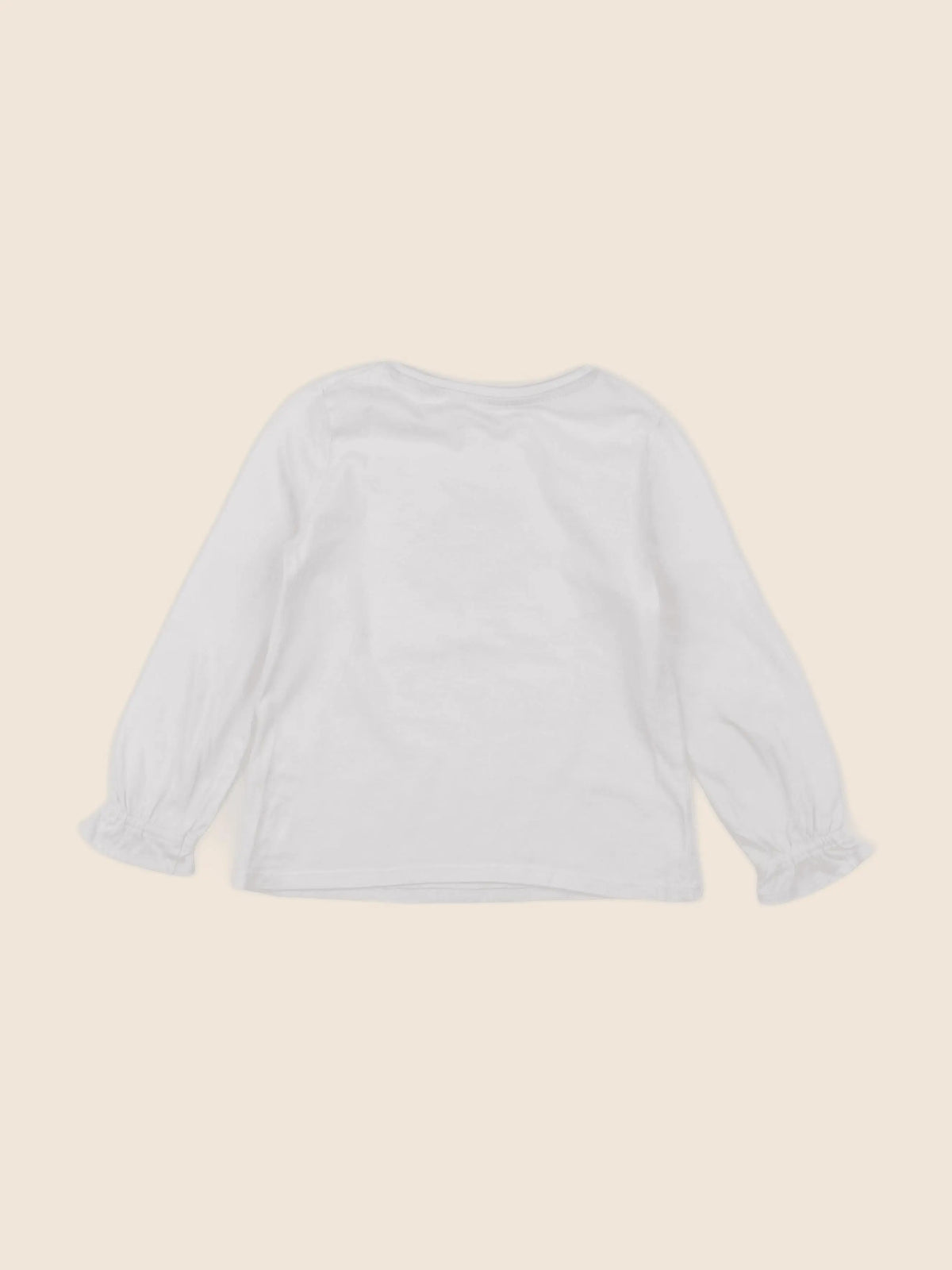 Vertbaudet - tee-shirt beige - 4 ans