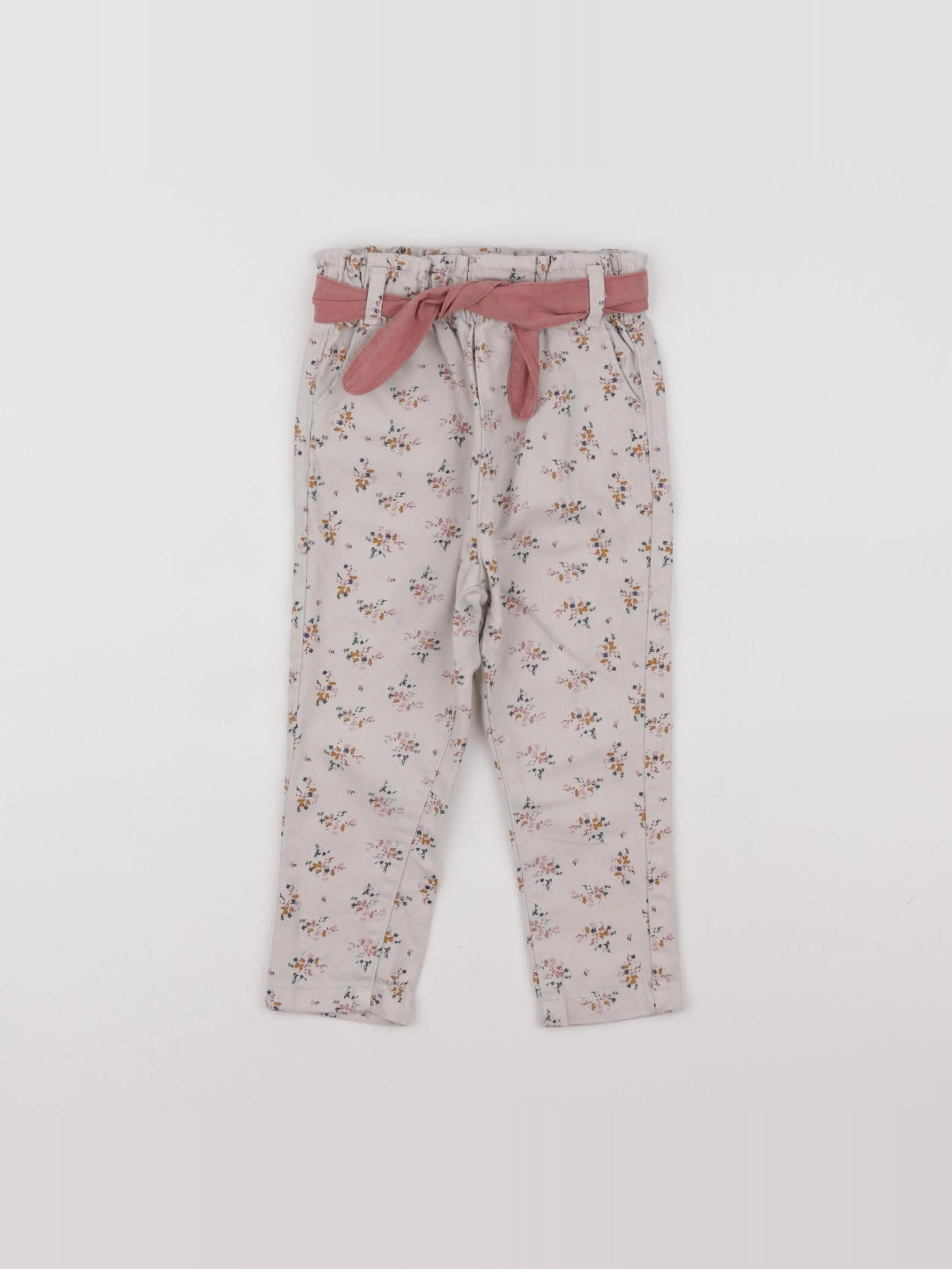 Vertbaudet - jean beige - 24 mois