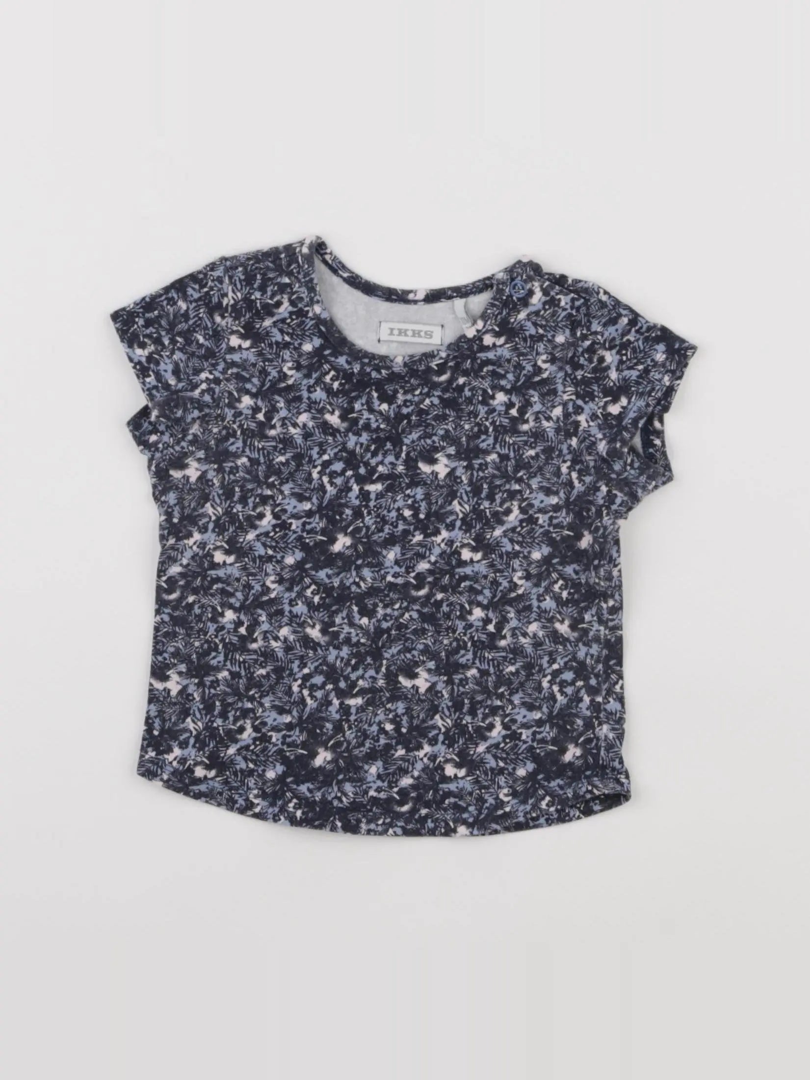 IKKS - tee-shirt bleu - 12 mois