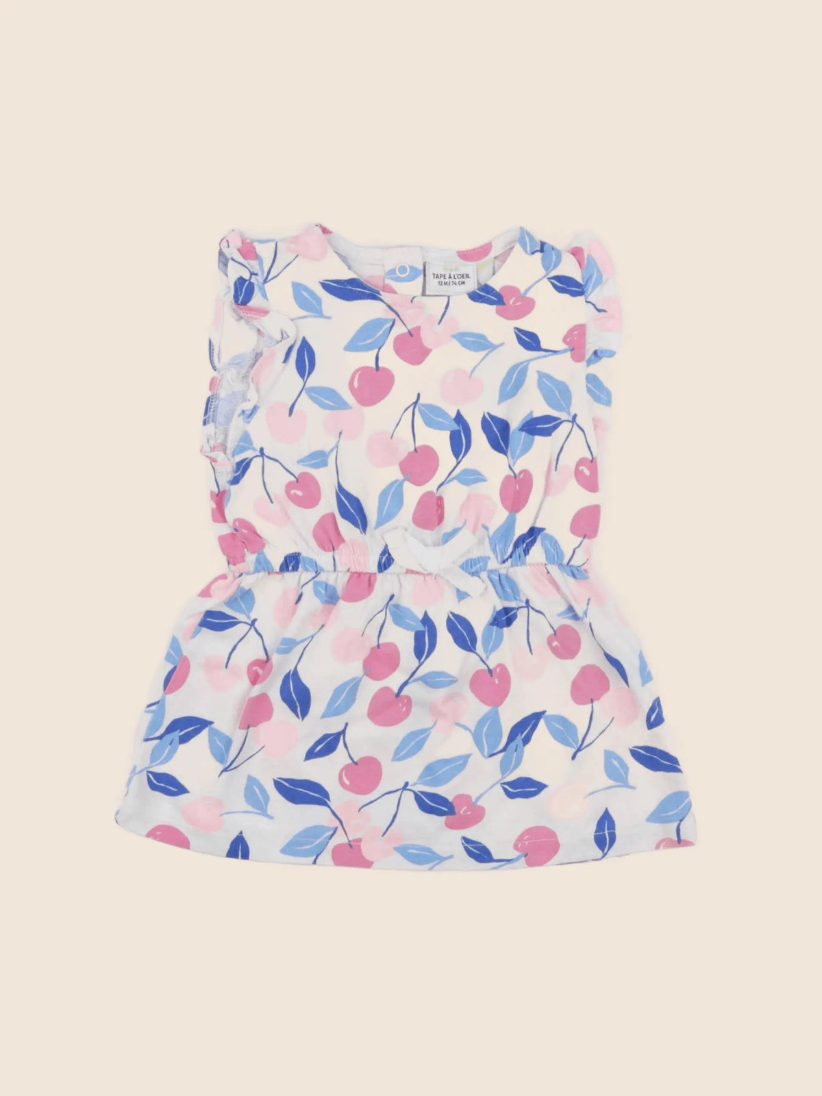Tape à l'oeil - robe rose - 12 mois