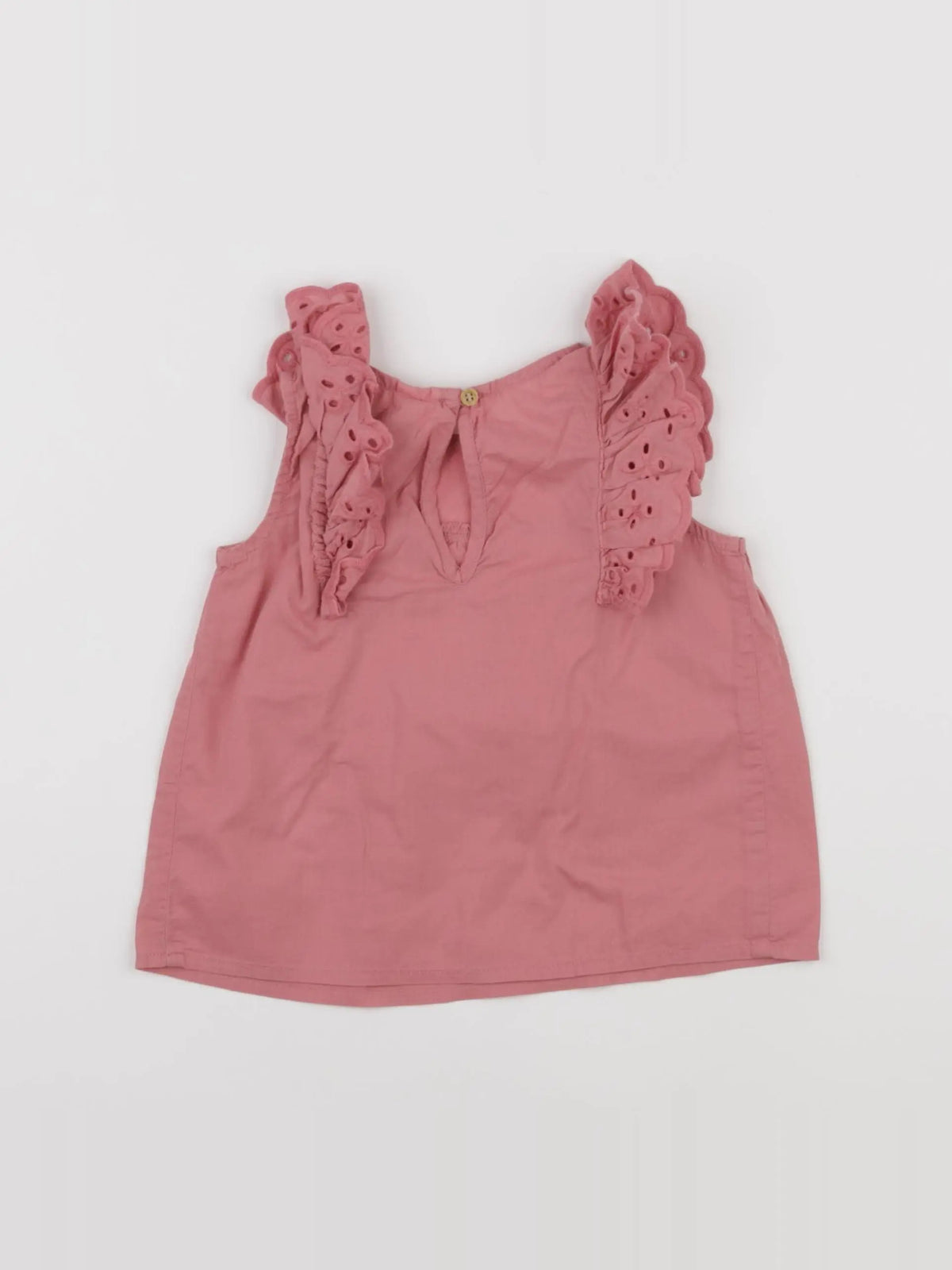H&M - blouse rose - 6/9 mois
