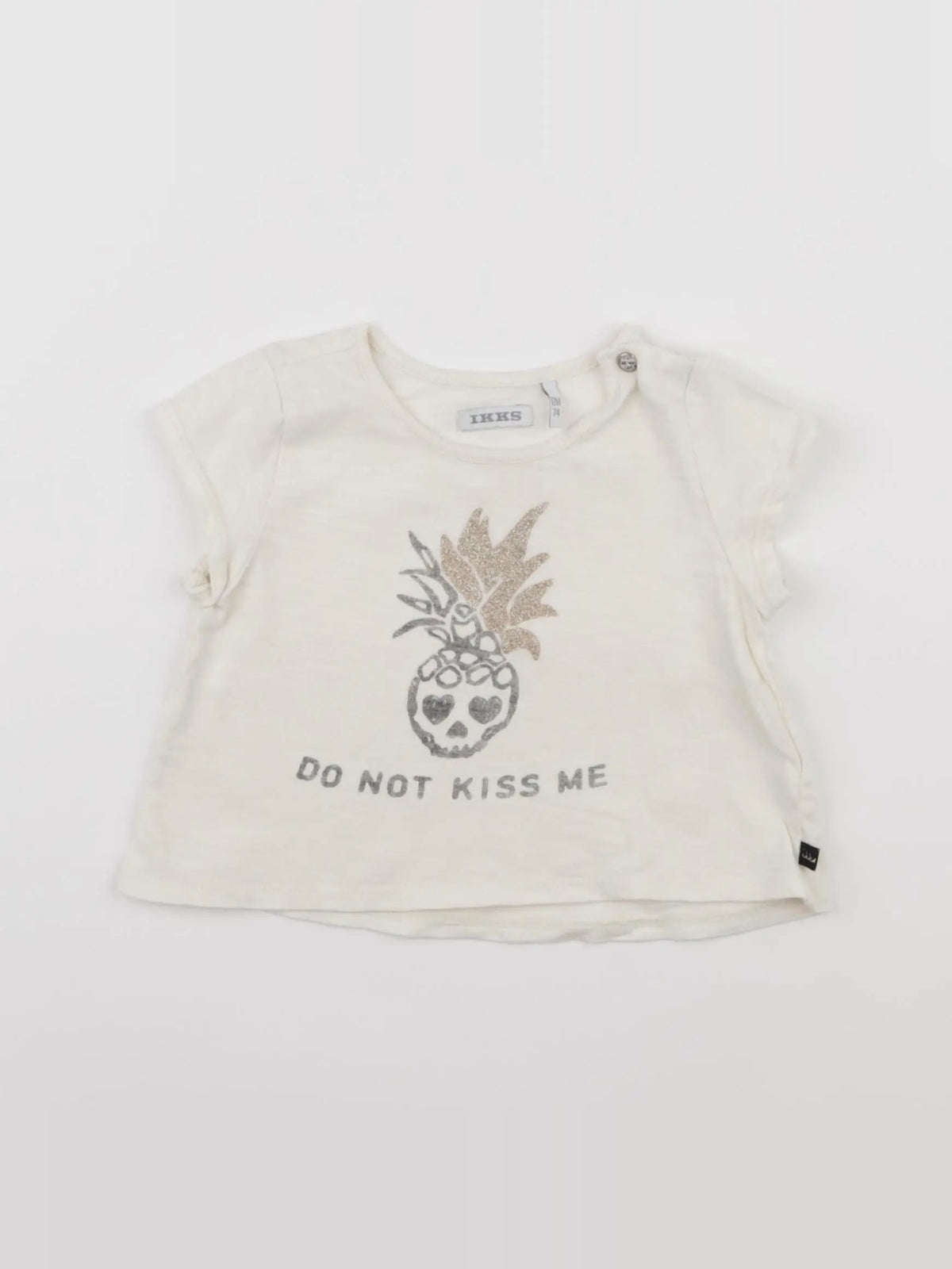IKKS - tee-shirt beige - 12 mois