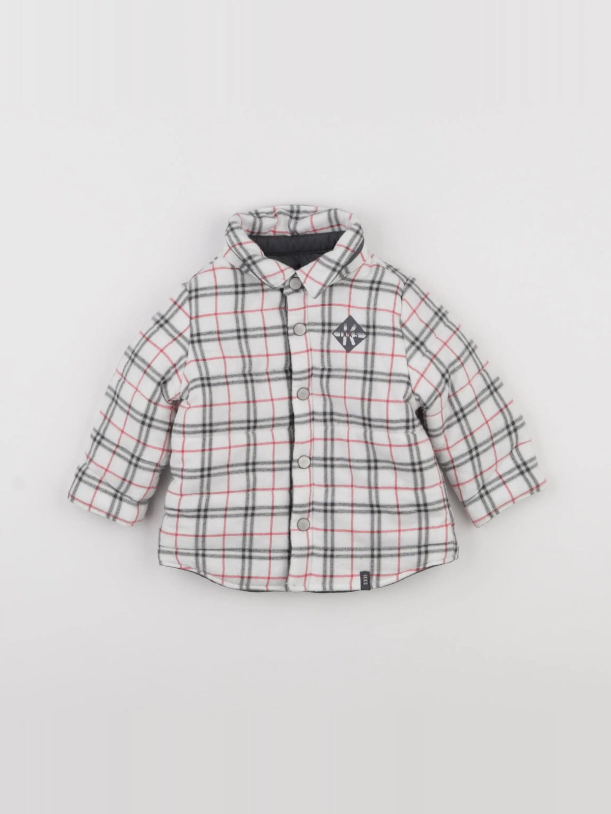 IKKS - veste réversible blanc - 6 mois