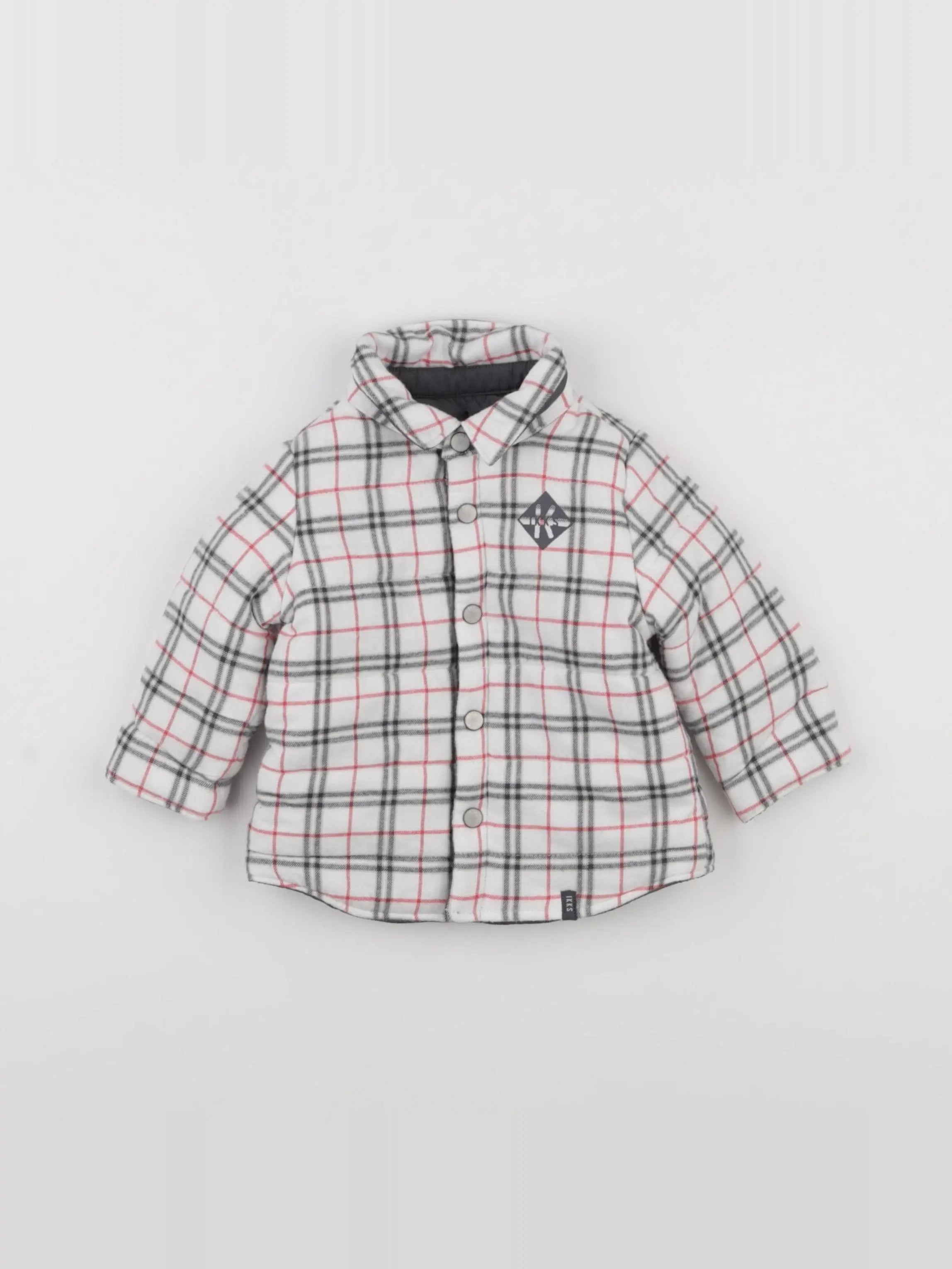 IKKS - veste réversible blanc - 6 mois