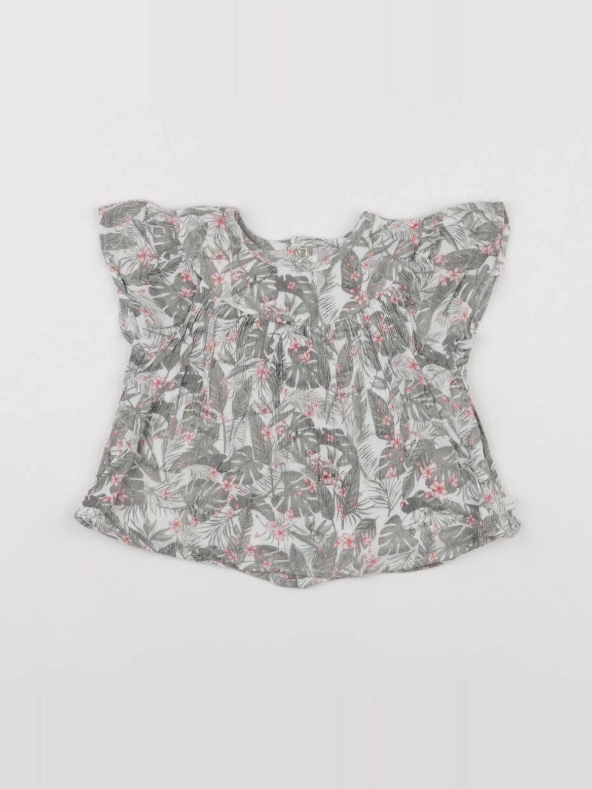 IKKS - blouse rose - 12 mois