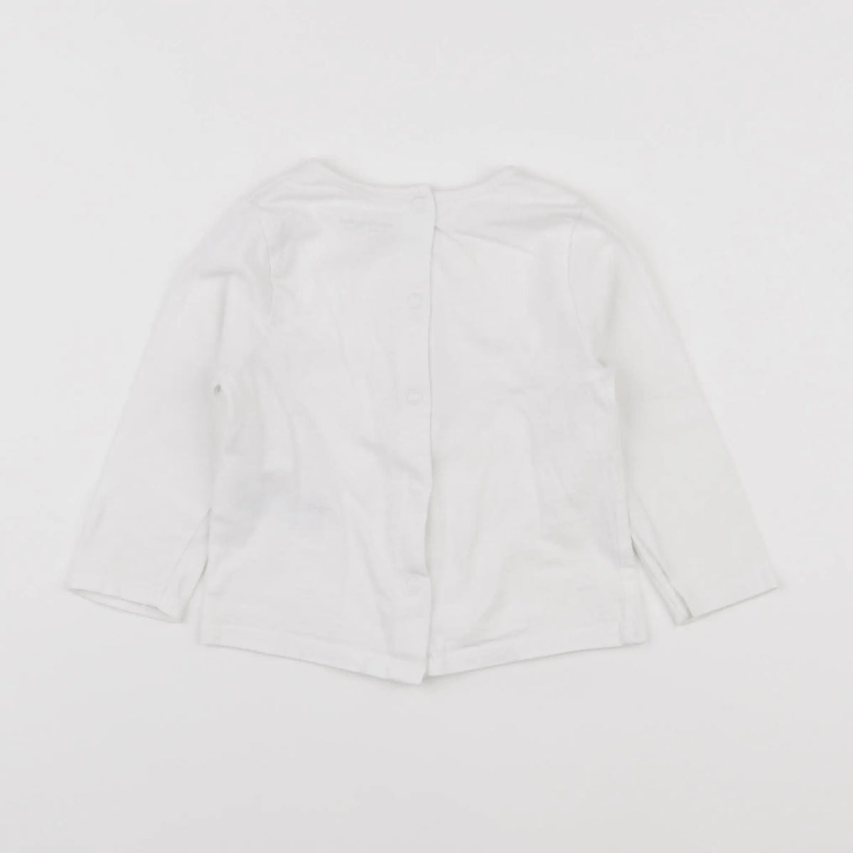 Vertbaudet - tee-shirt blanc - 9 mois