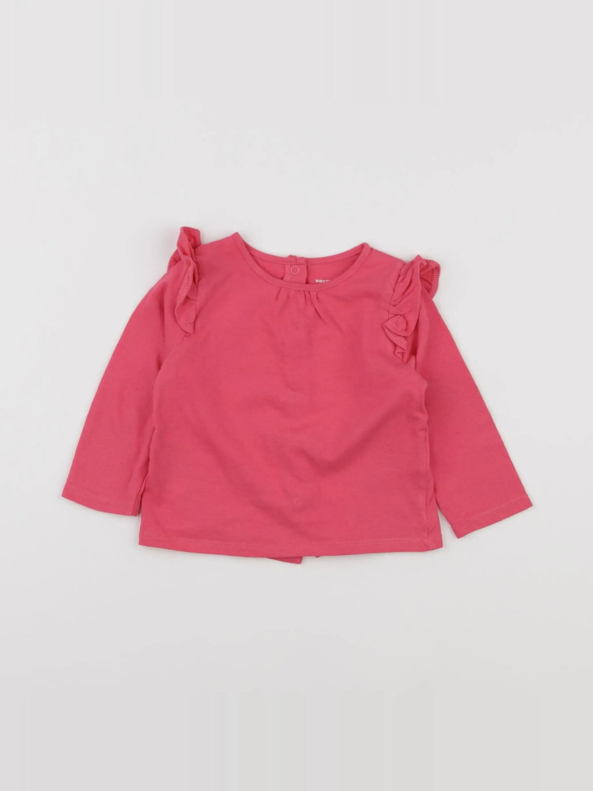 Vertbaudet - tee-shirt rose - 9 mois