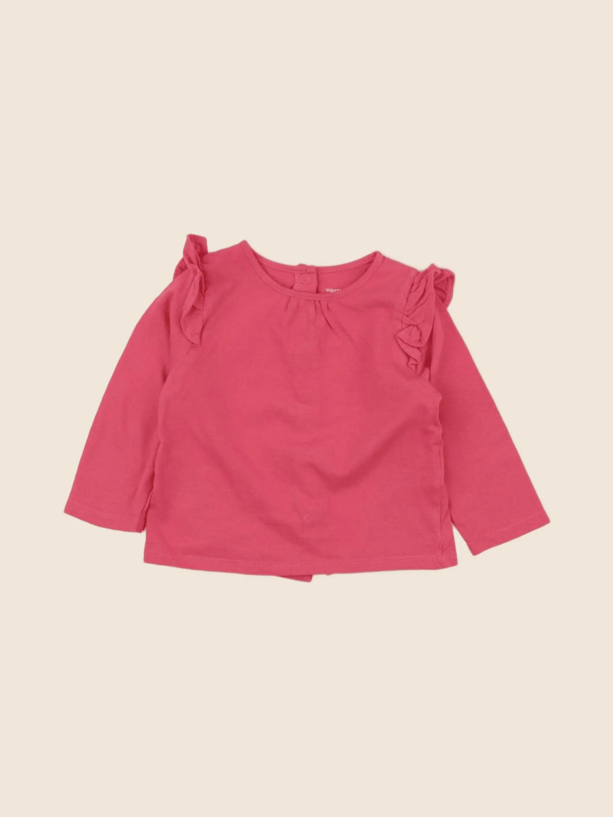 Vertbaudet - tee-shirt rose - 9 mois