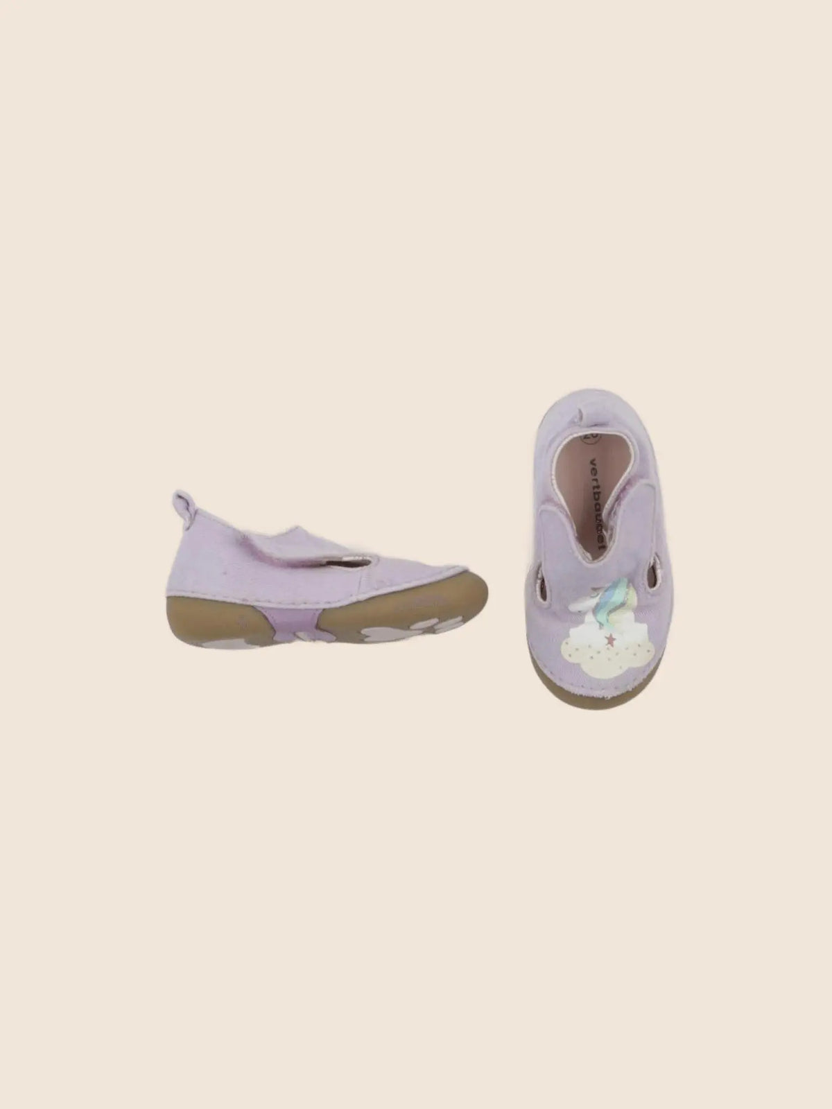 Vertbaudet - chaussons violet - pointure 20