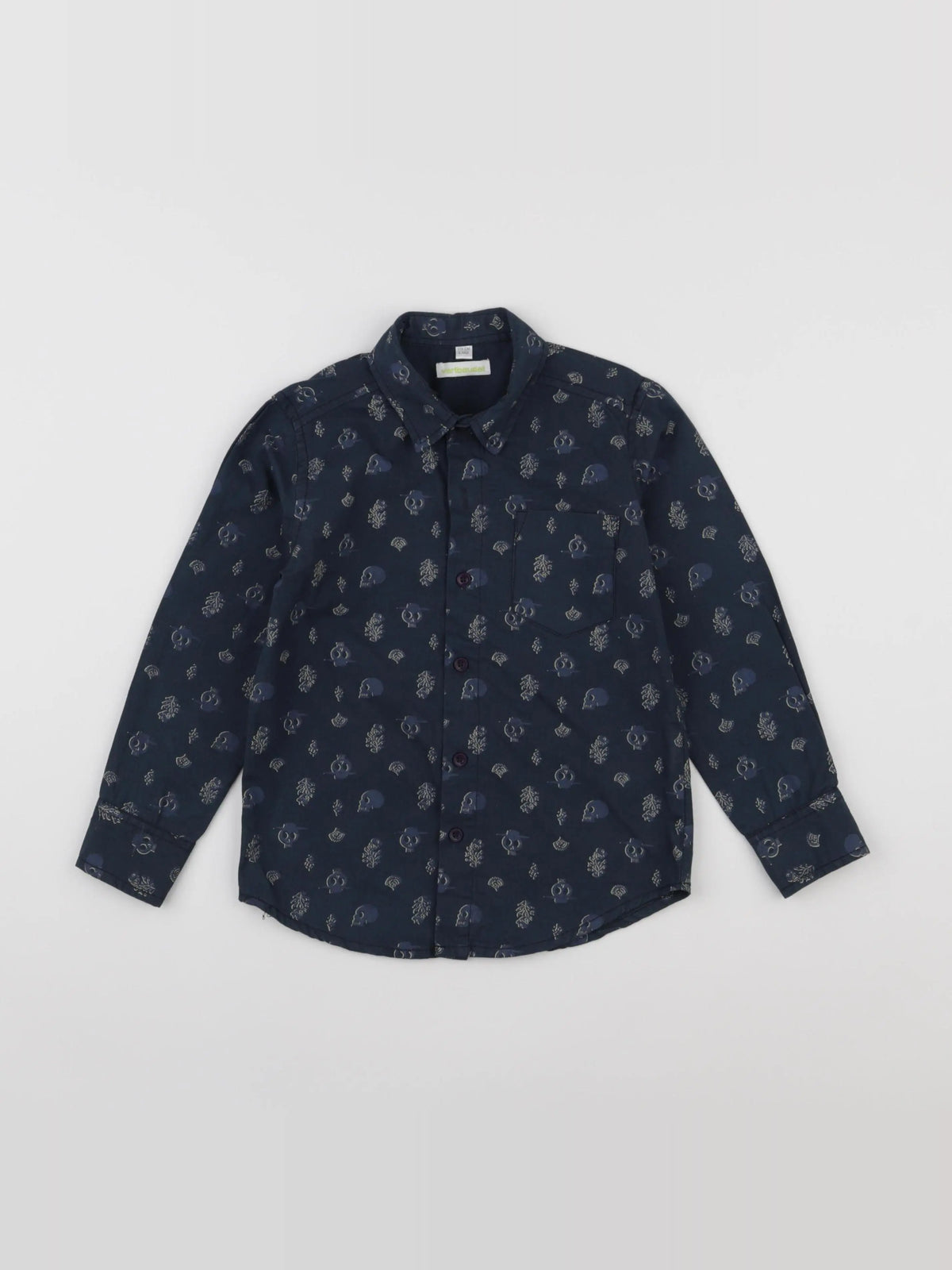 Vertbaudet - chemise bleu - 6 ans